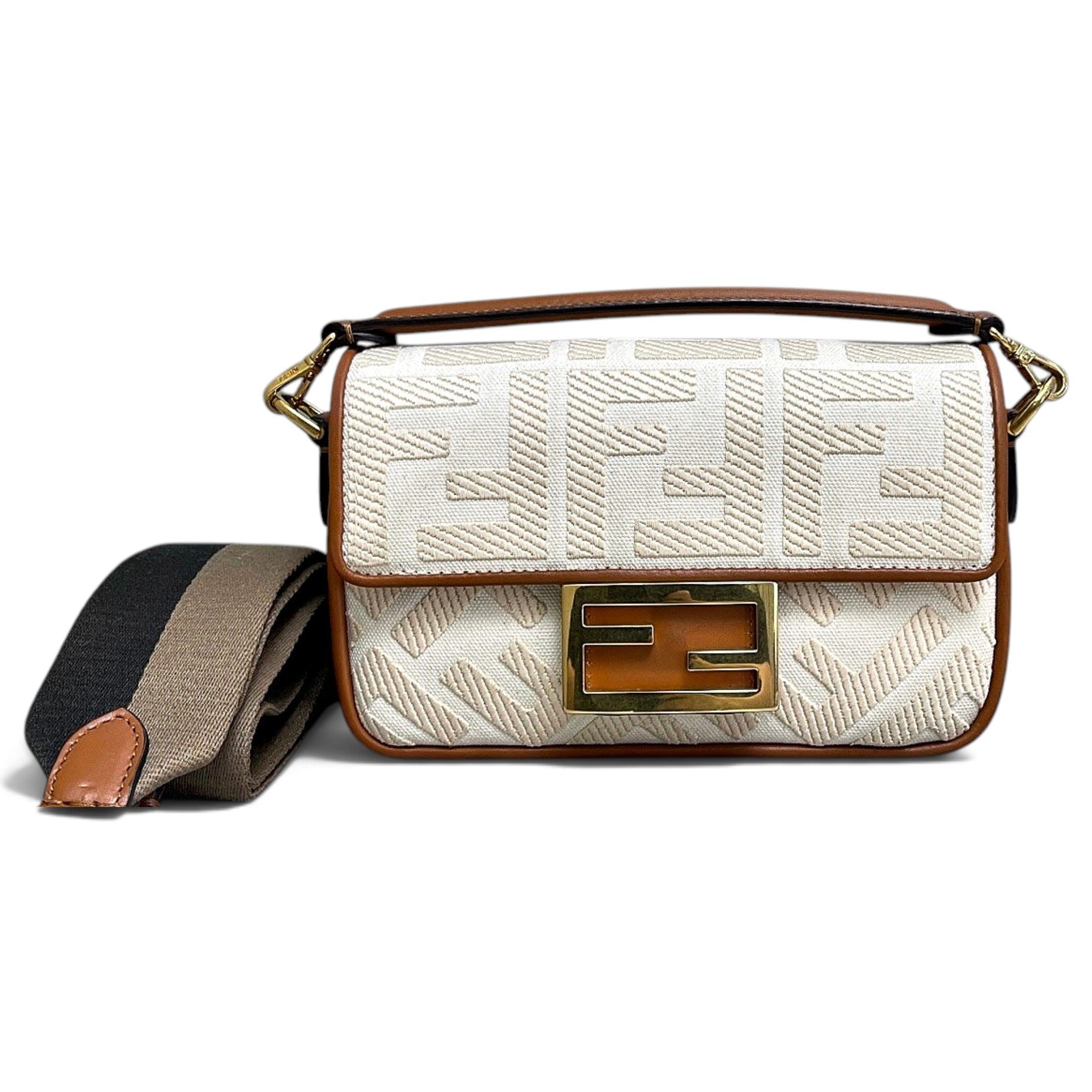 Baguette leather handbag