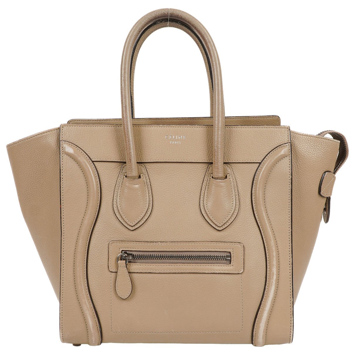 Luggage leather handbag