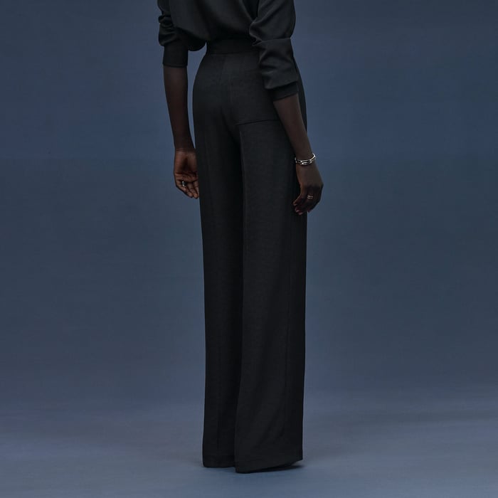 Noir Silk Pants
