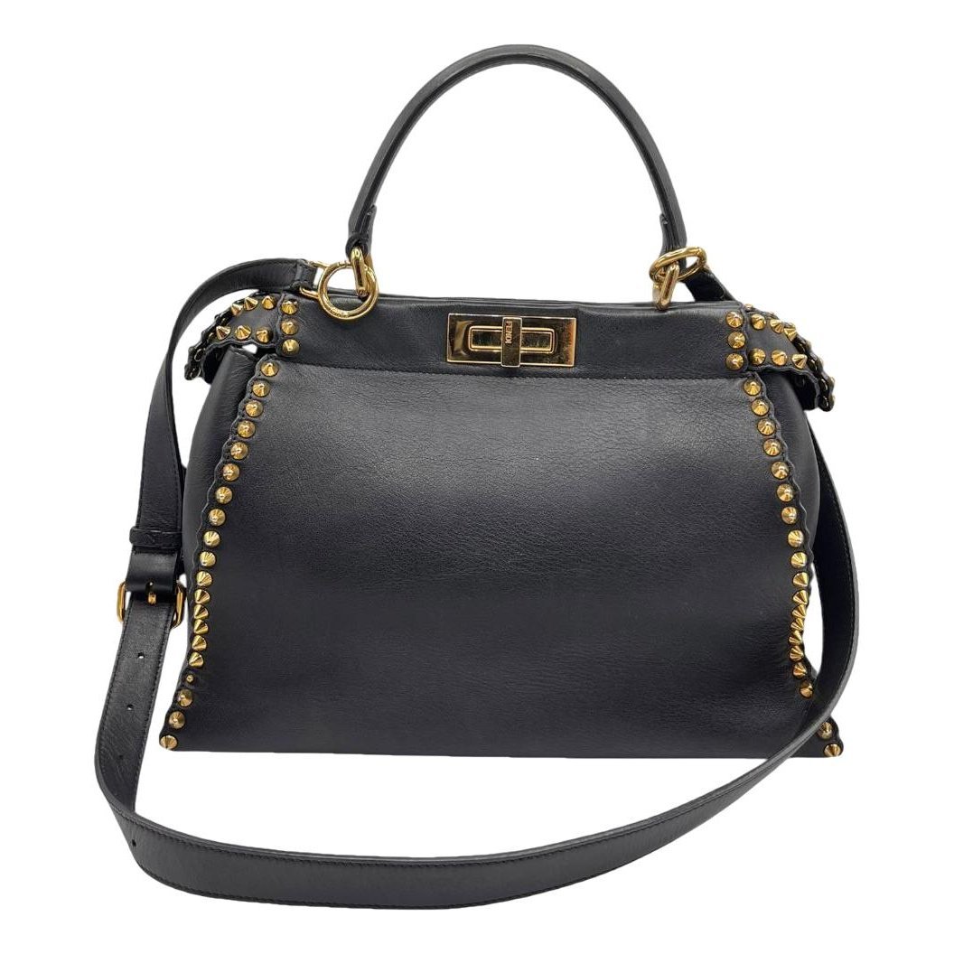 Peekaboo leather handbag