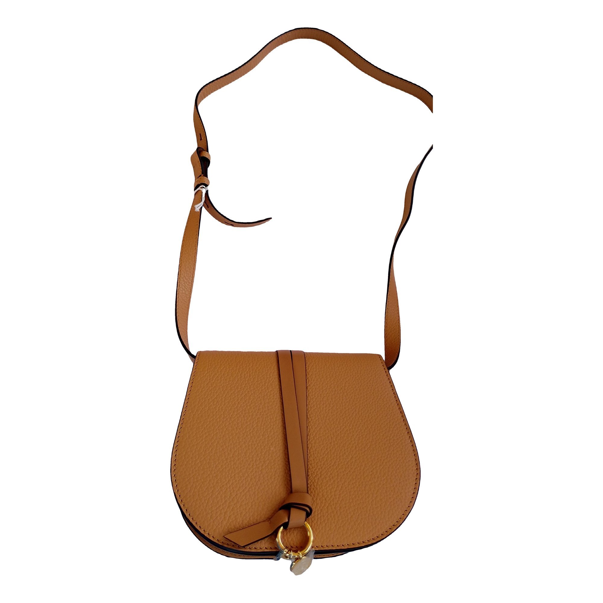 Alphabet leather handbag