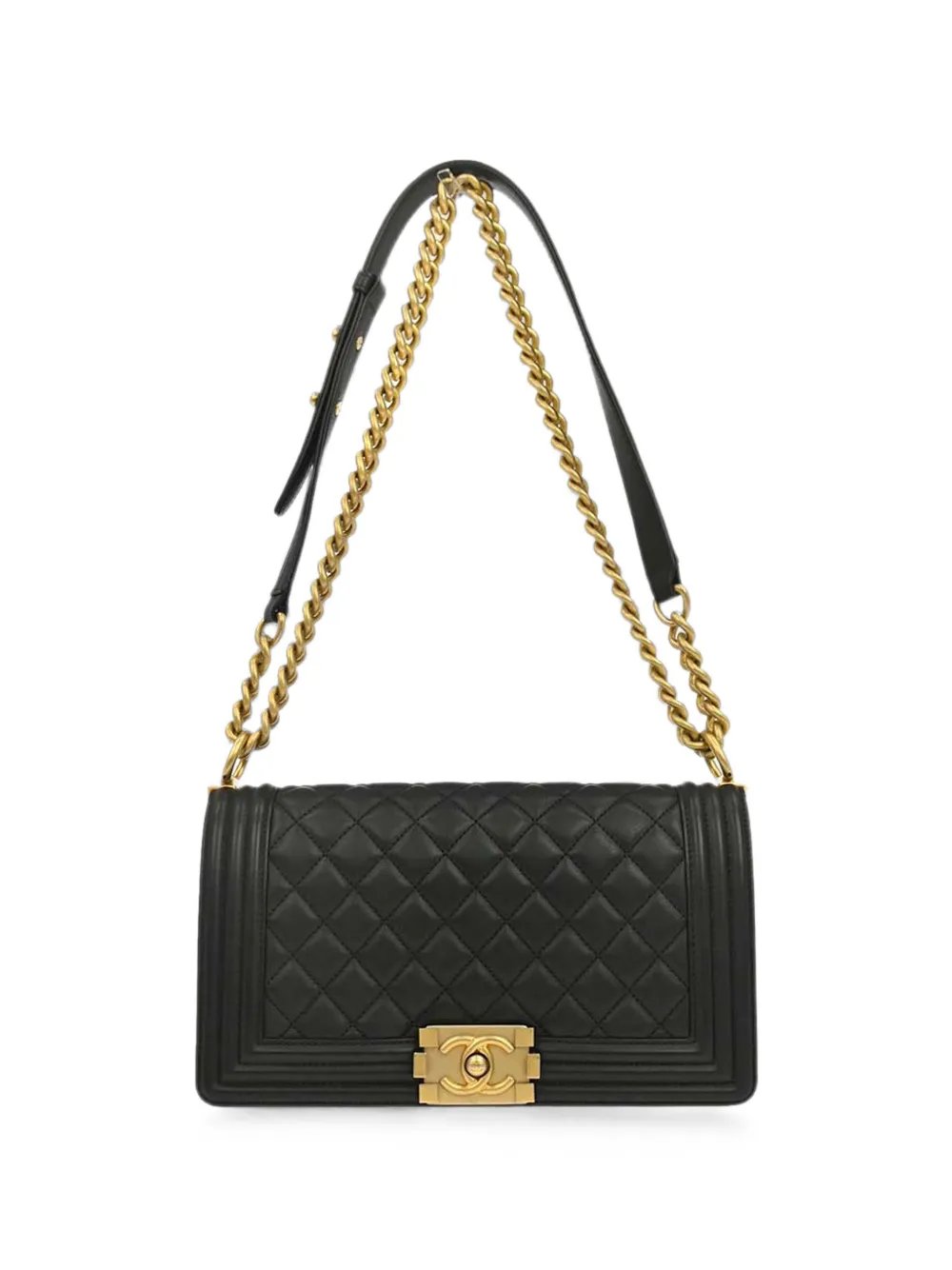 2017 medium Boy Chanel quilted shoulder bag