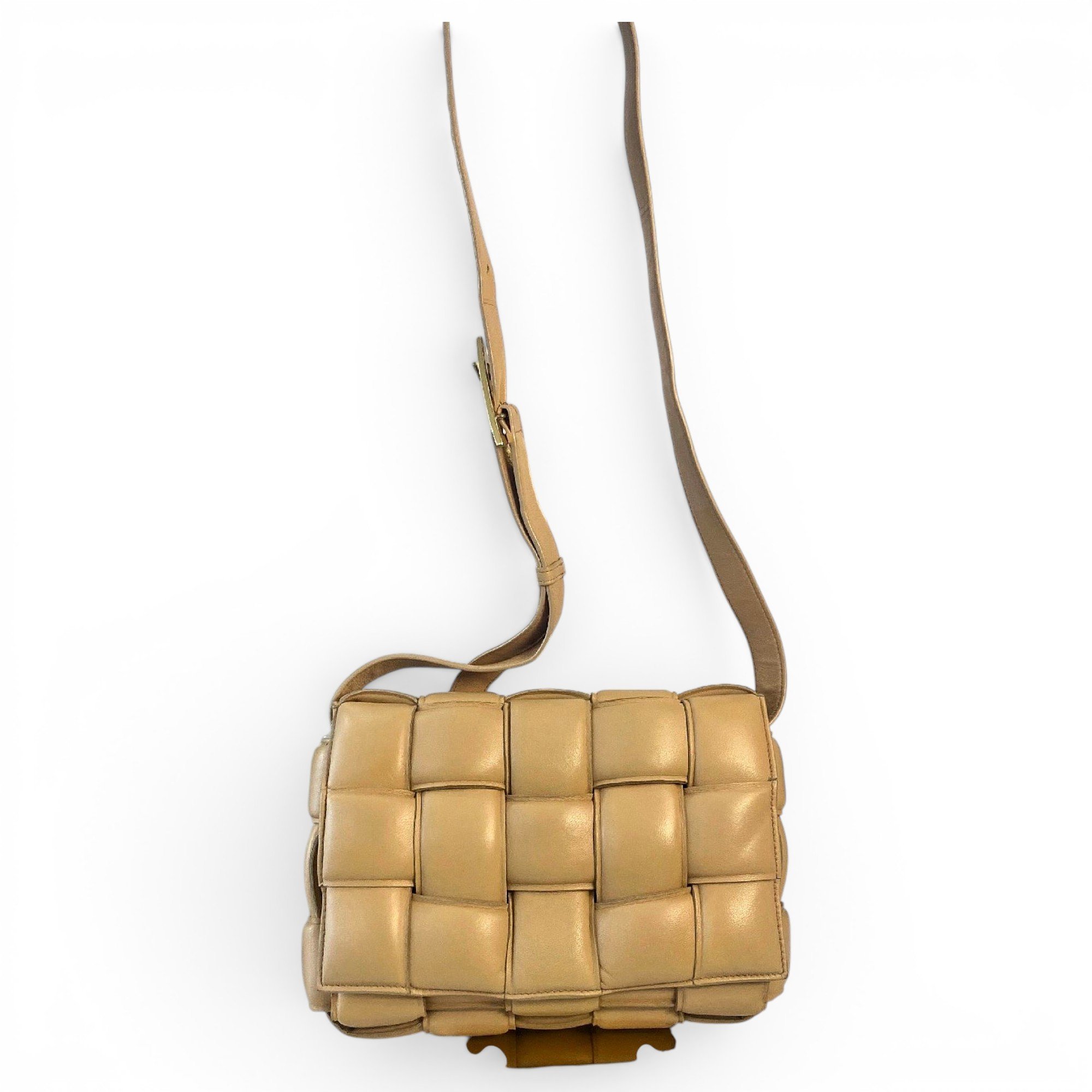 Cassette Padded leather handbag