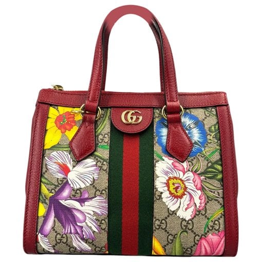 Ophidia Top Handle leather crossbody bag