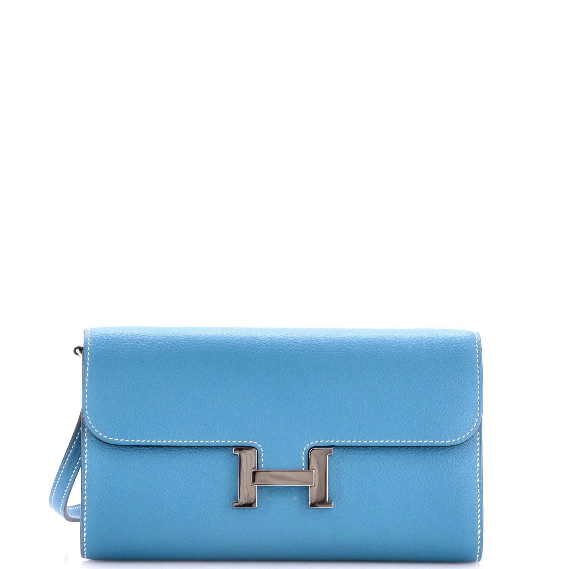Hermes Constance Handbag Evercolor Leather 2024