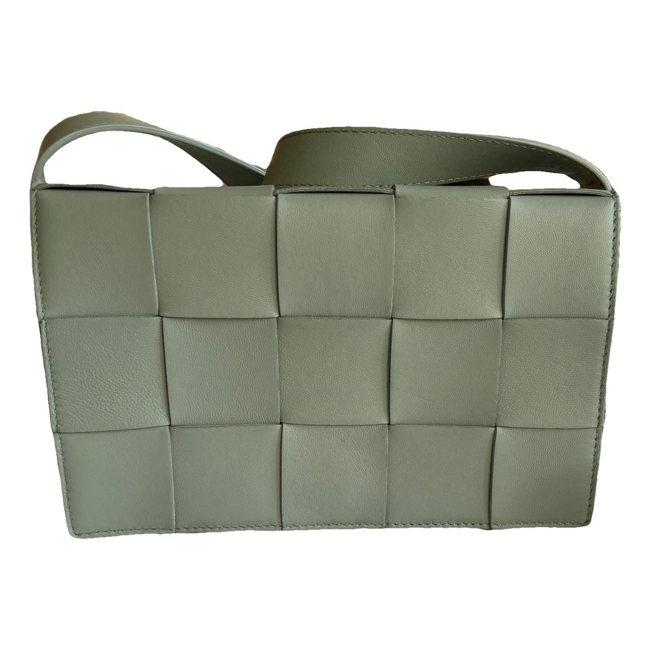 Cassette leather crossbody bag