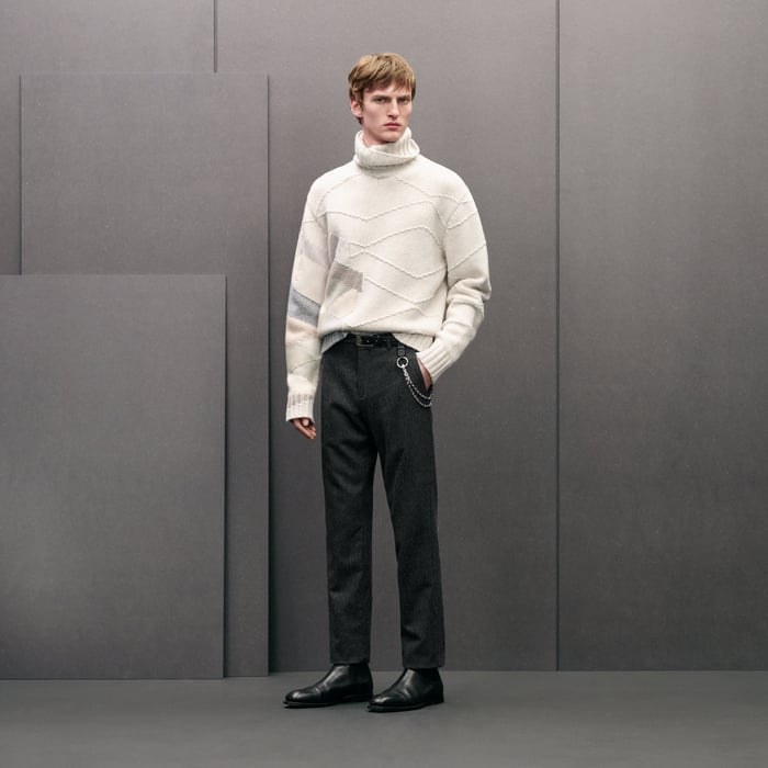 Anthracite Saint Germain Fitted Pants