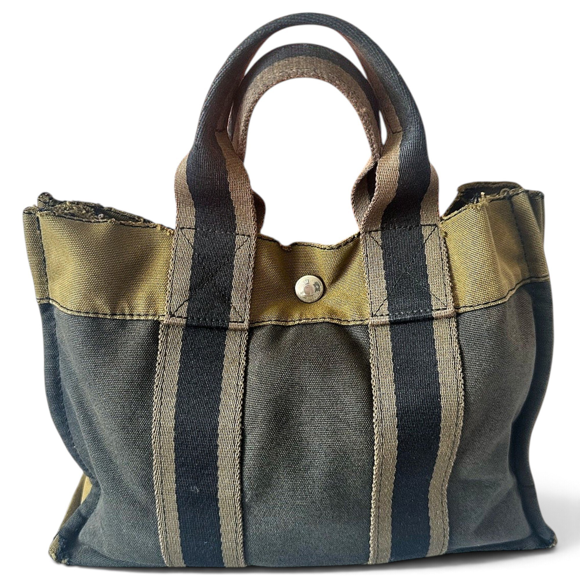 Hermes Herline Handbag Navy