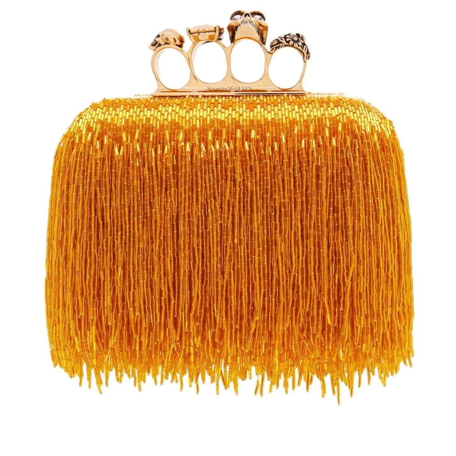Knuckle glitter handbag