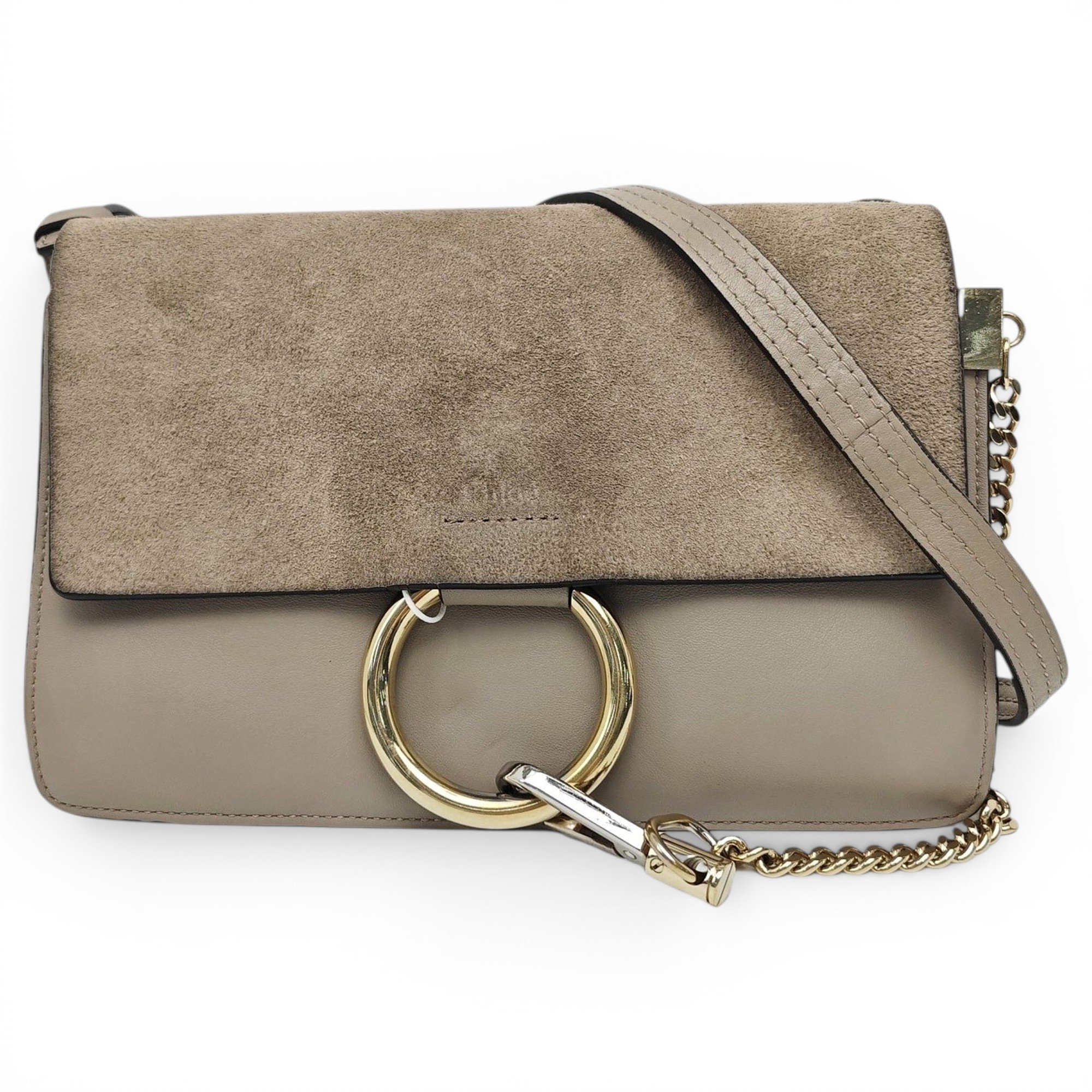 Faye leather handbag