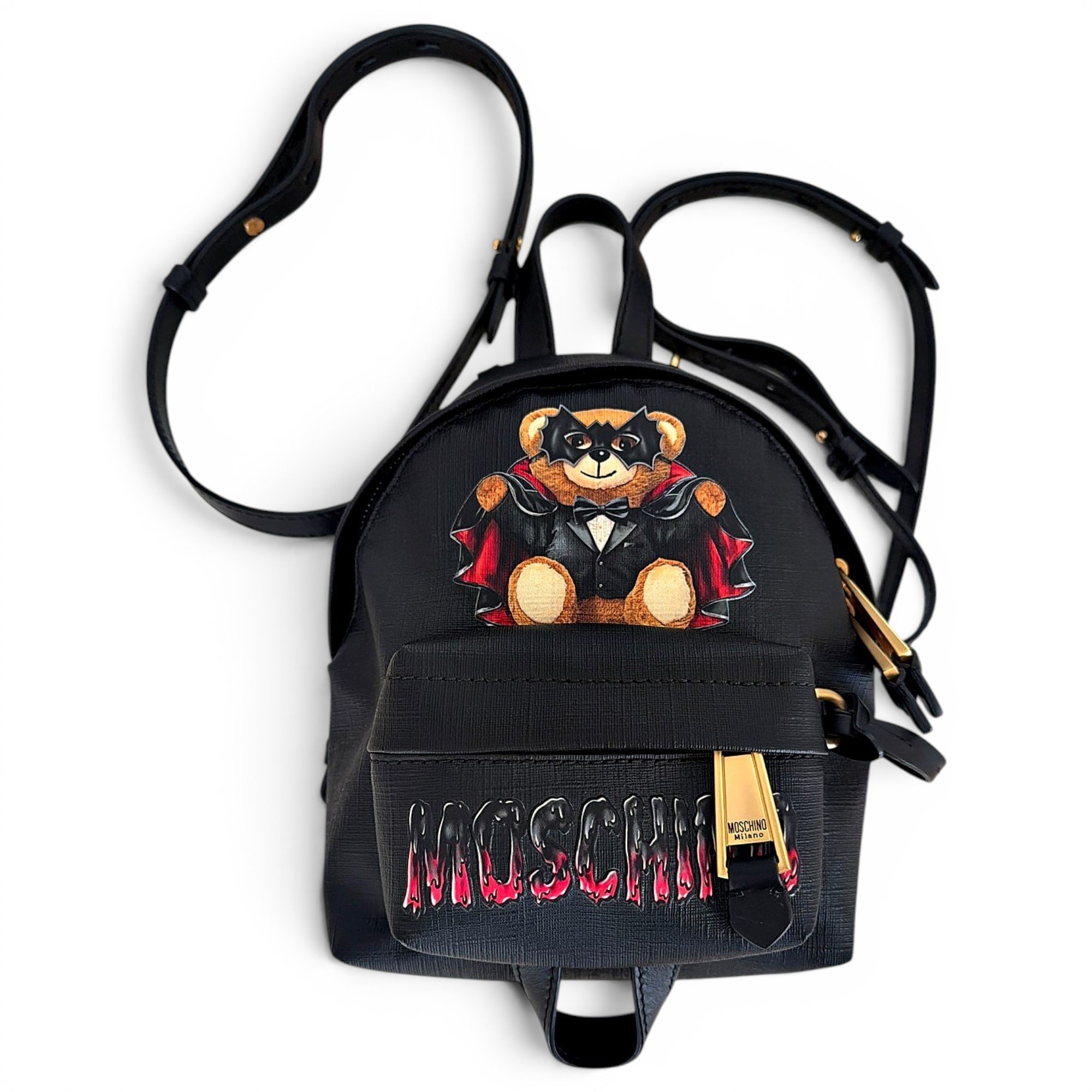 Leather backpack