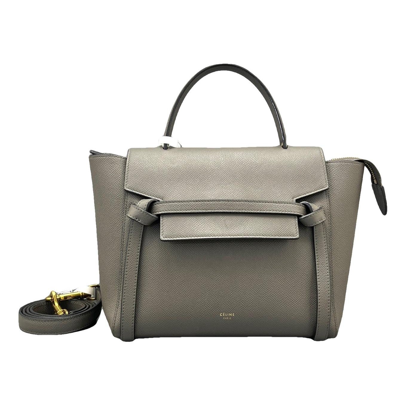 Belt leather handbag