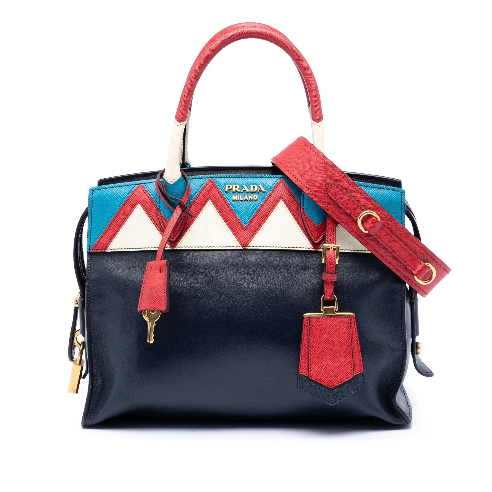 Esplanade leather satchel