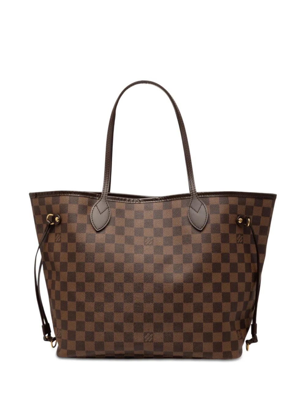 2012 Damier Ebene Neverfull MM tote bag