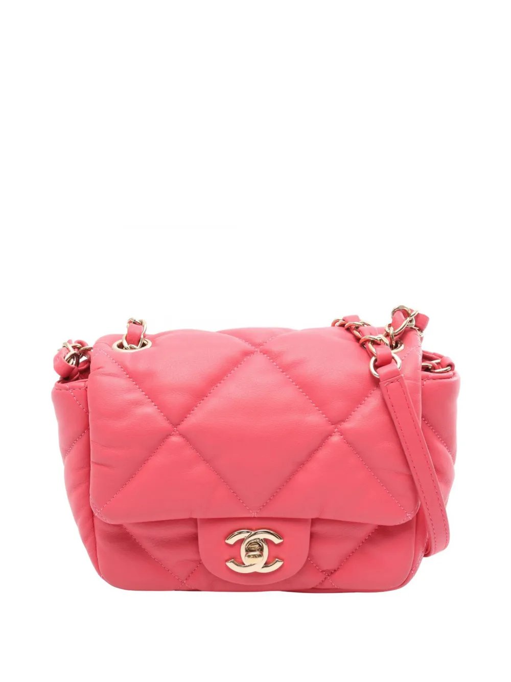 2020 CC Quilted Lambskin Single Flap crossbody bag