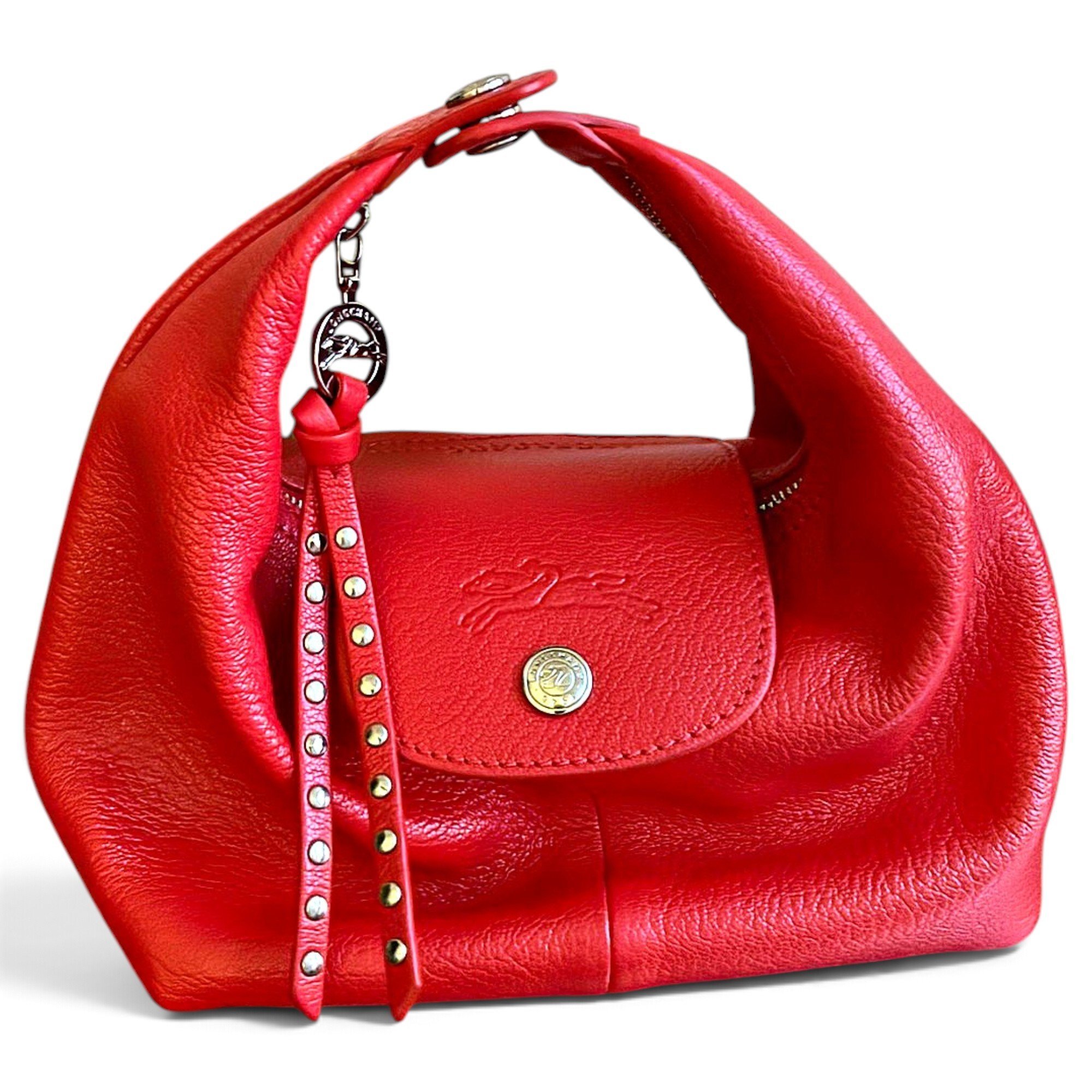 Longchamp Pliage leather handbag