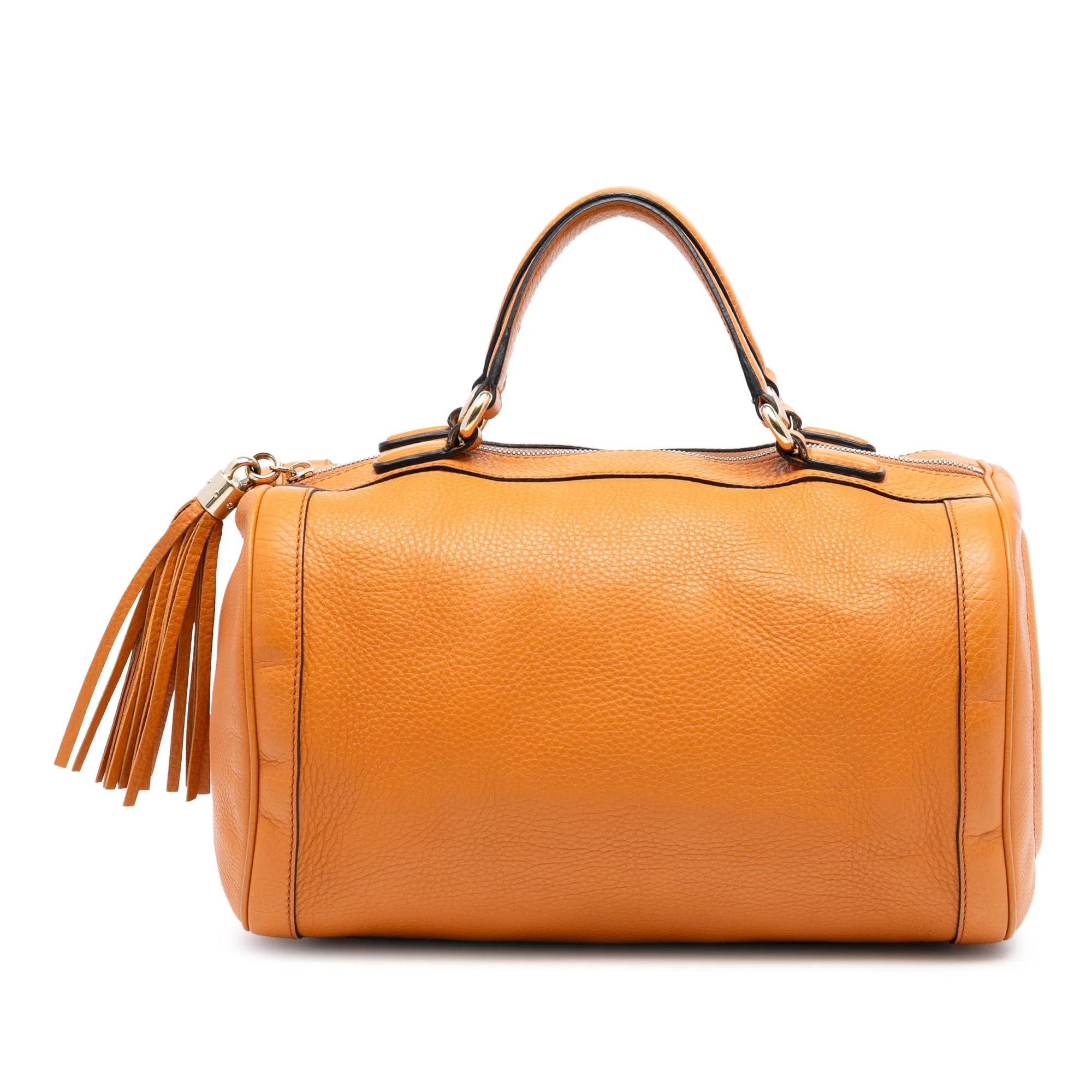 Boston pony-style calfskin bag