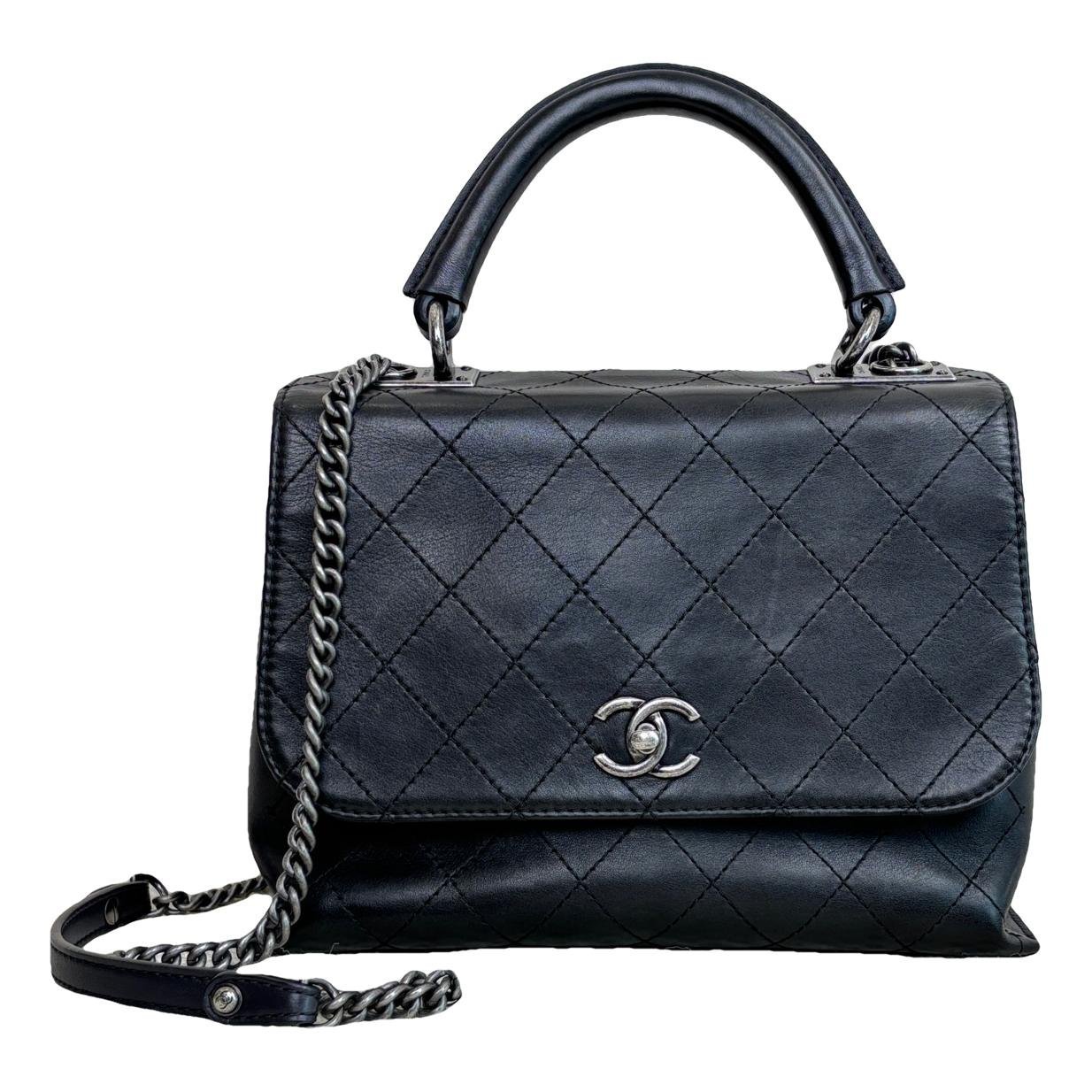 Leather handbag
