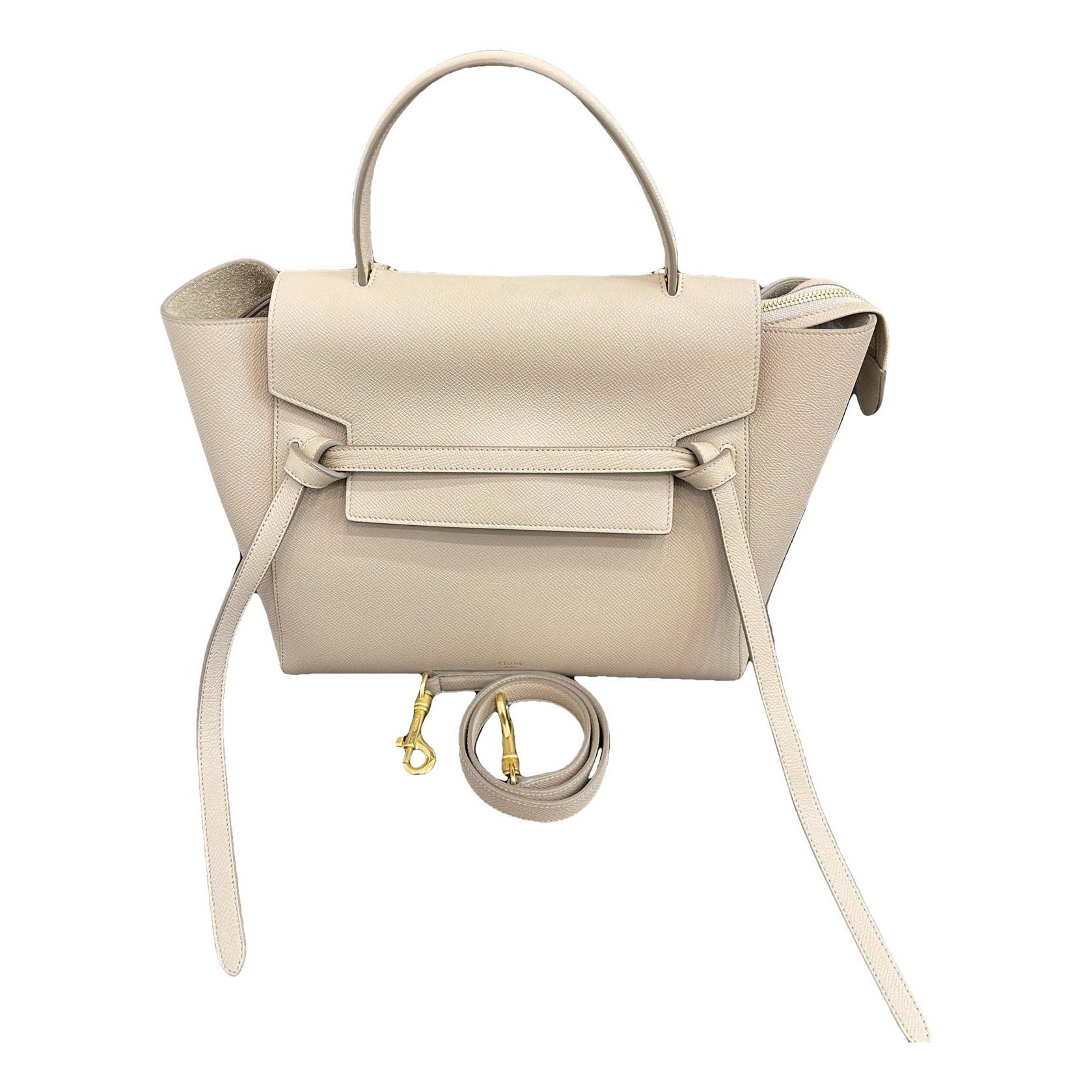 Belt leather handbag