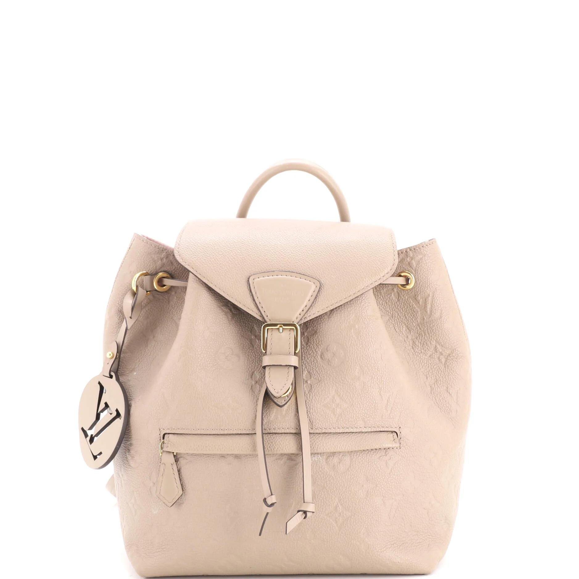 Leather backpack