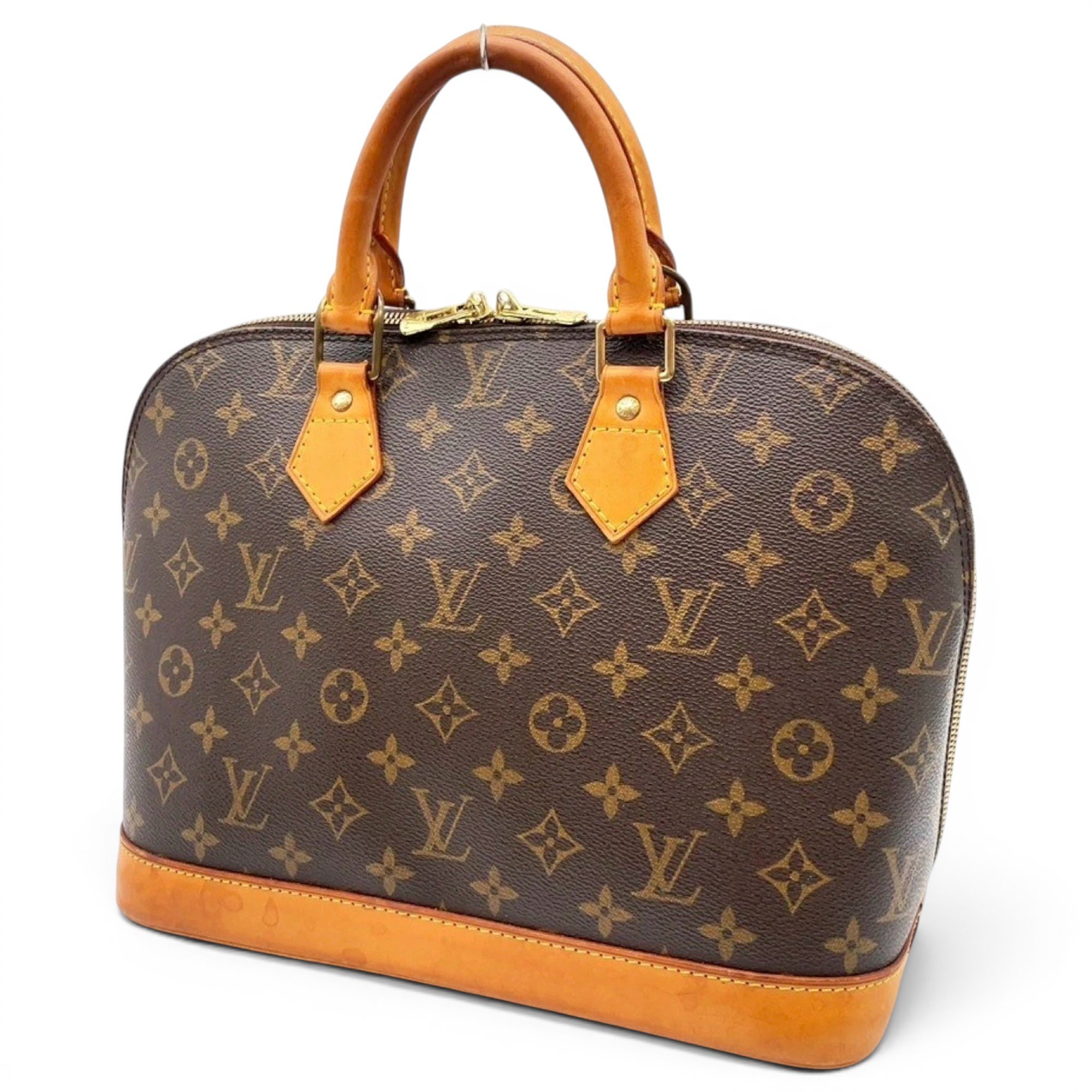 Alma leather handbag