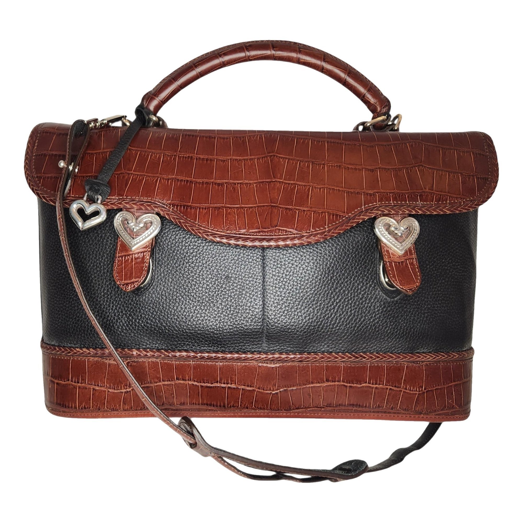 Leather satchel