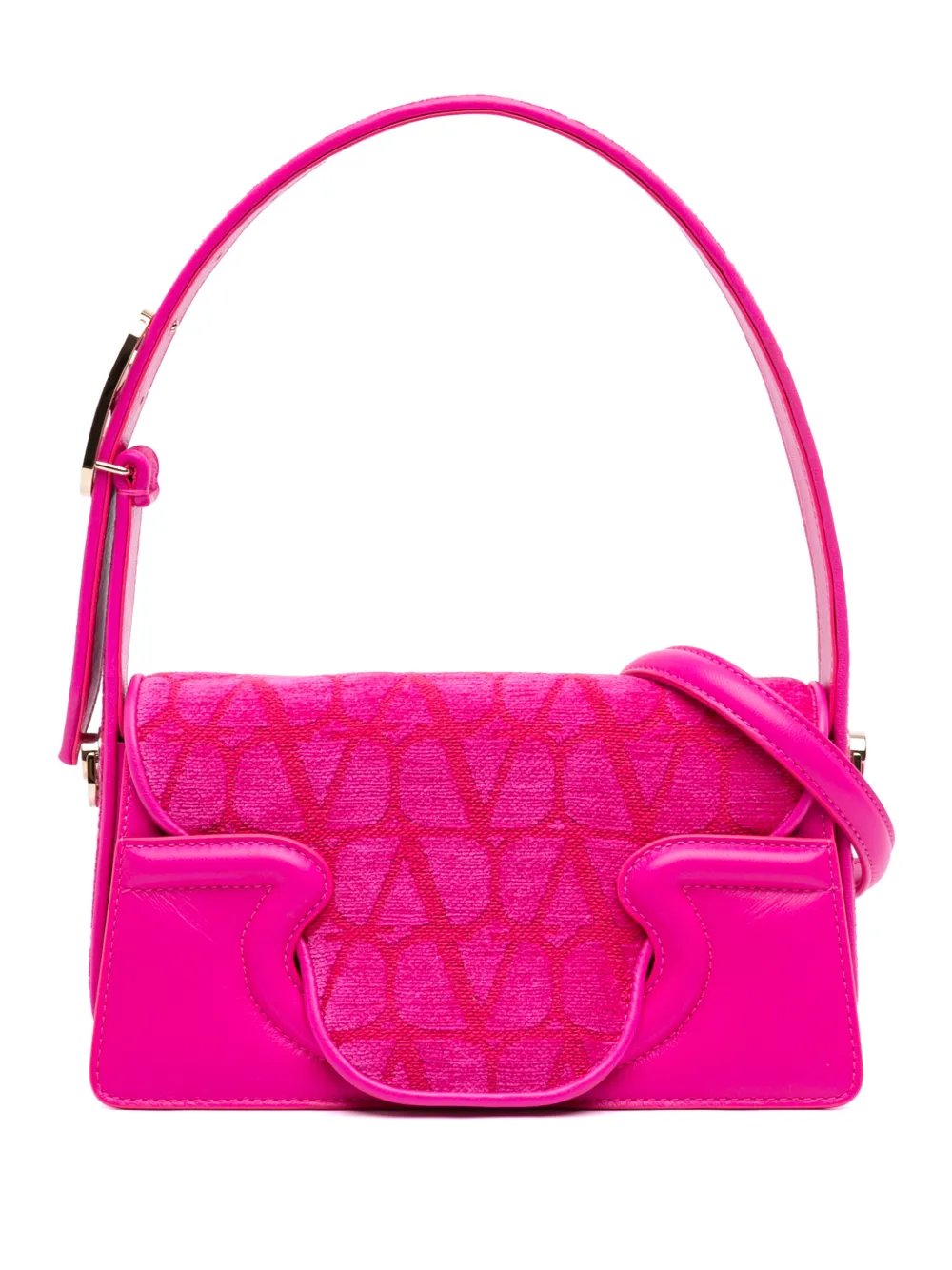 2021-2026 La Petit Leather Trimmed Toile Deuxieme Iconographe satchel