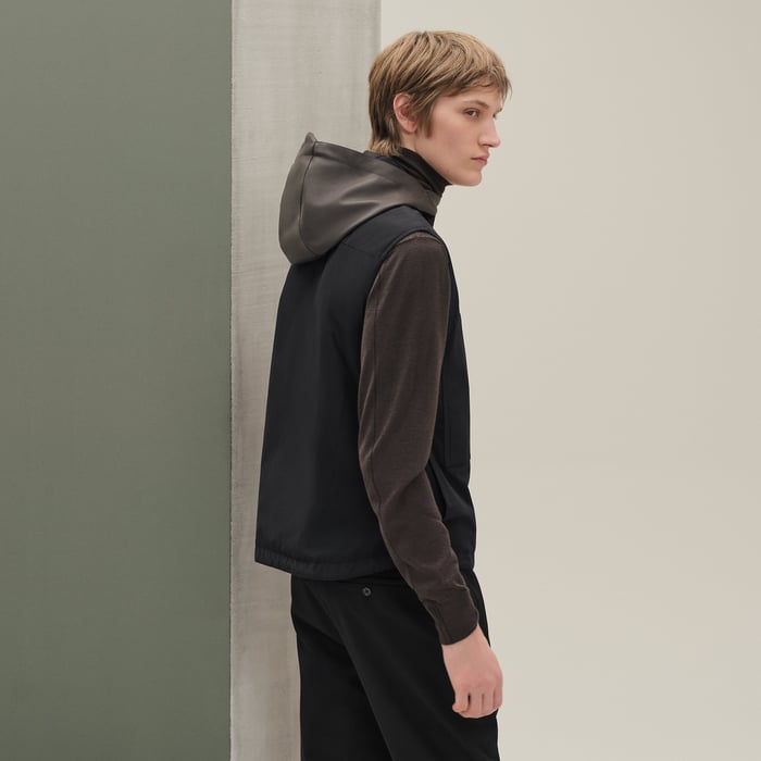 Noir Straight Cut Vest