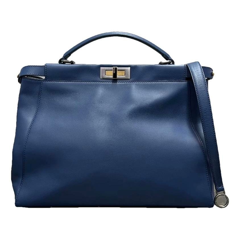 Peekaboo leather handbag