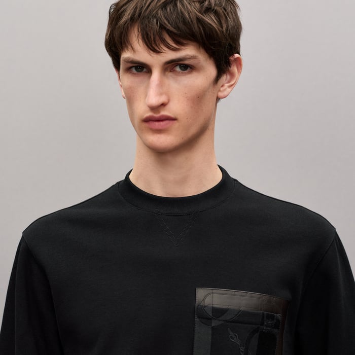 Noir "Eperon d'Or En Perspective" Crewneck Sweater