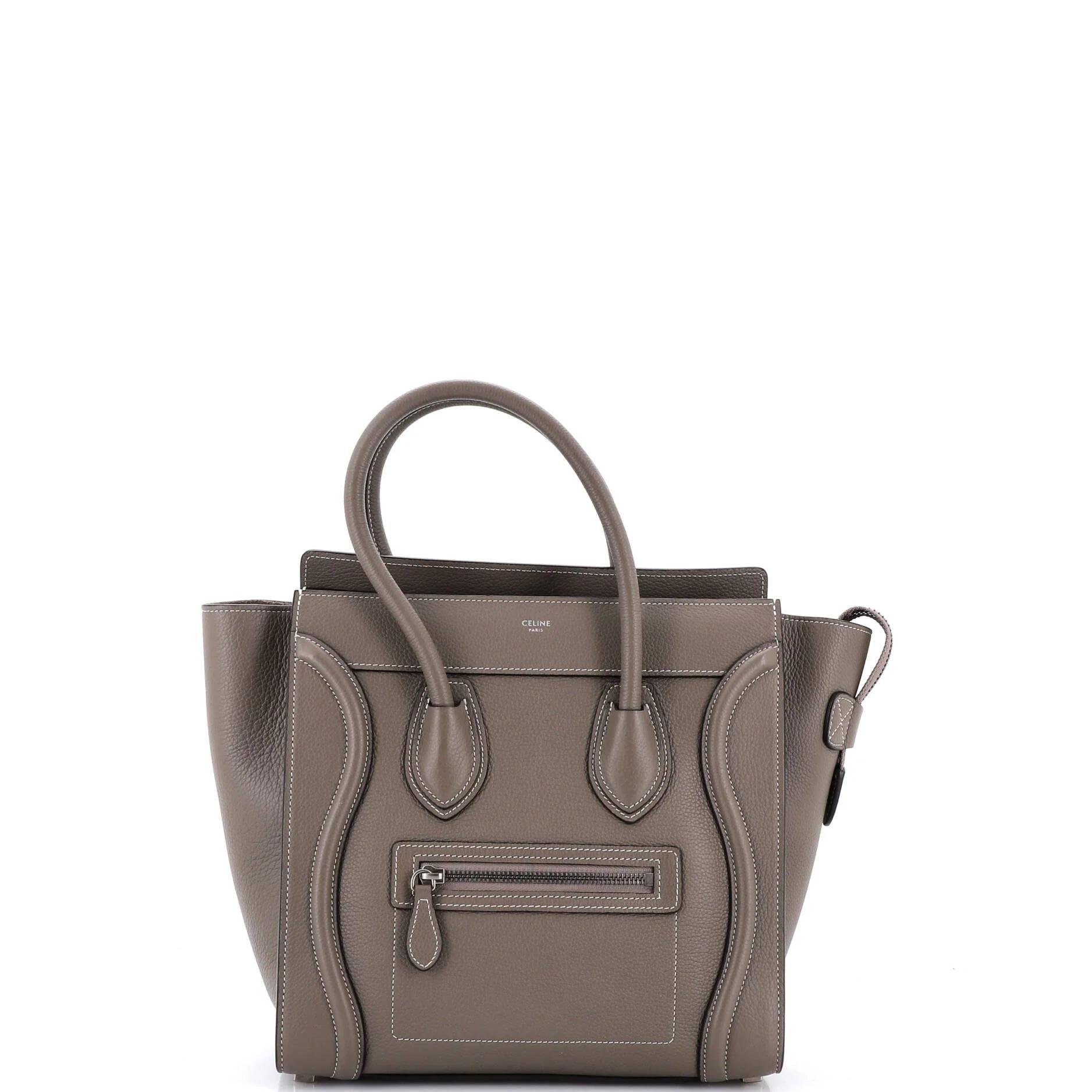 Leather tote