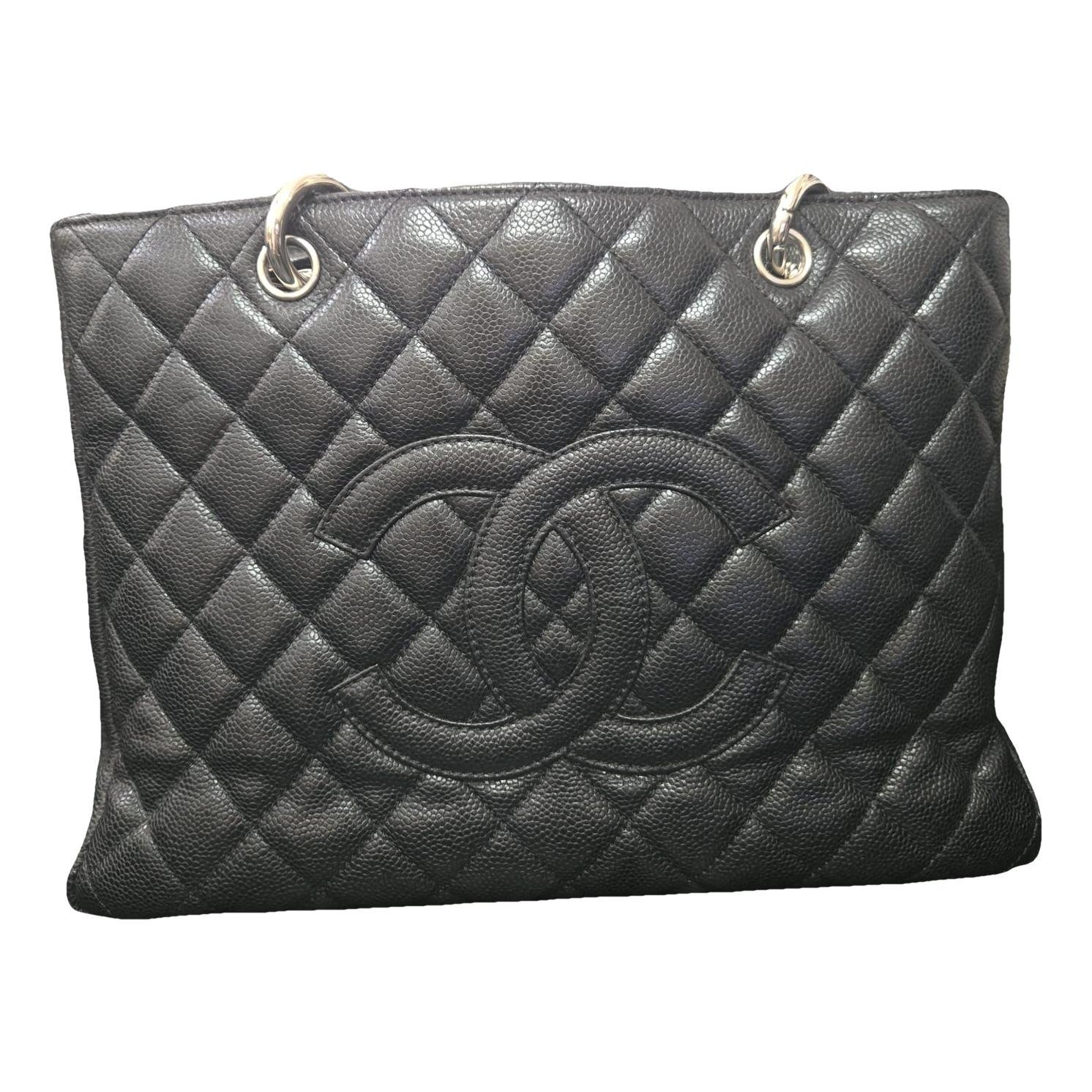 Grand shopping leather tote