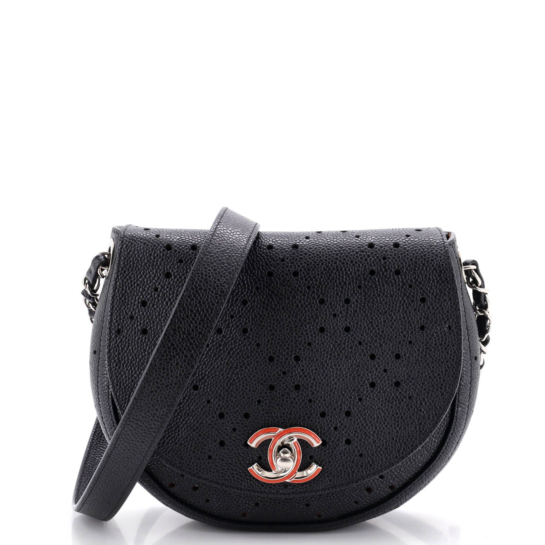 Saddle Bag Perforated Caviar