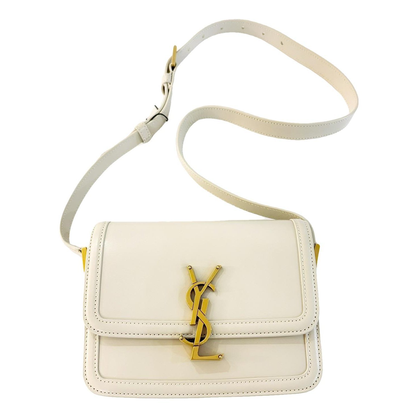 Solférino leather handbag