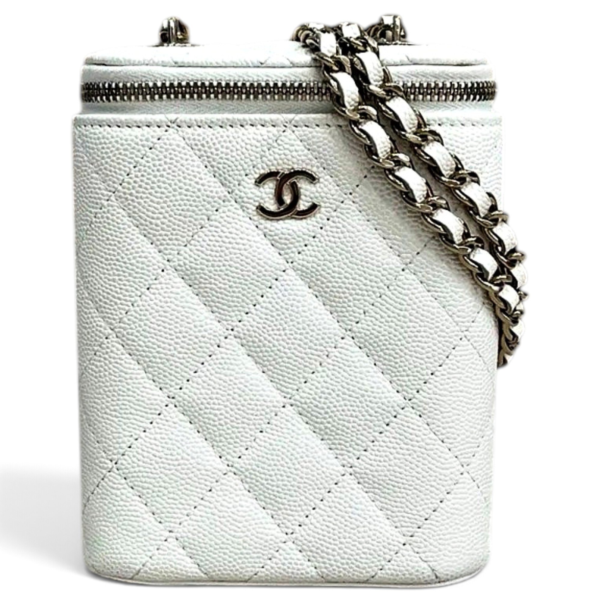 Trendy CC Vanity leather handbag