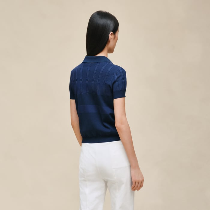 Bleu Outremer Short-sleeve Polo Shirt