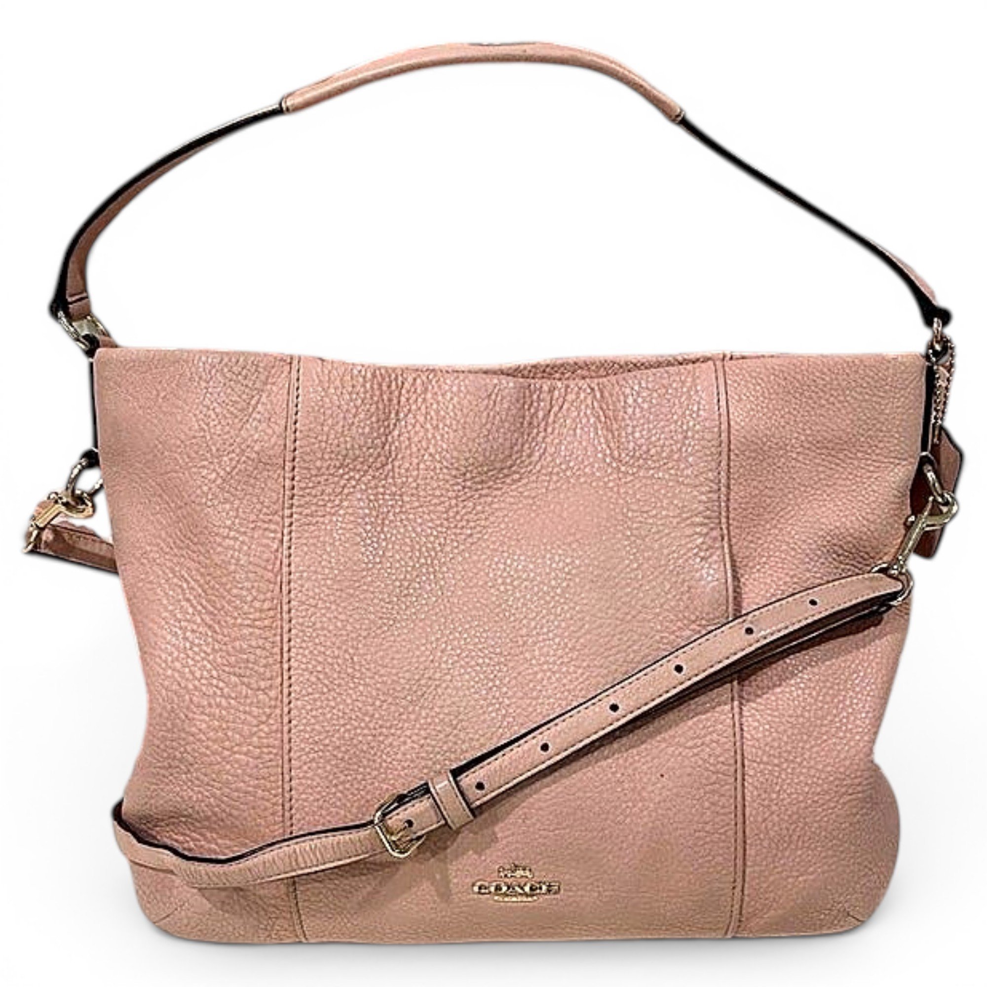 Leather clutch bag