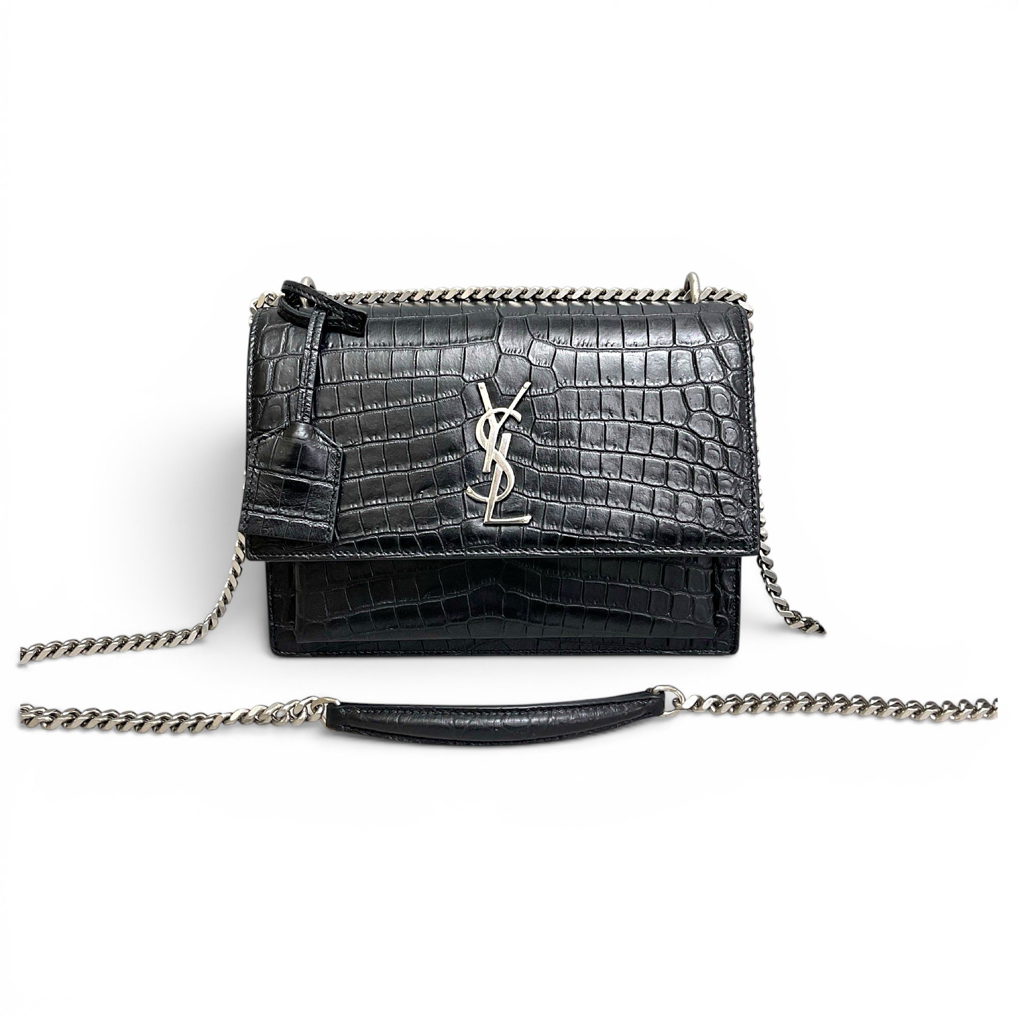 Sunset leather handbag