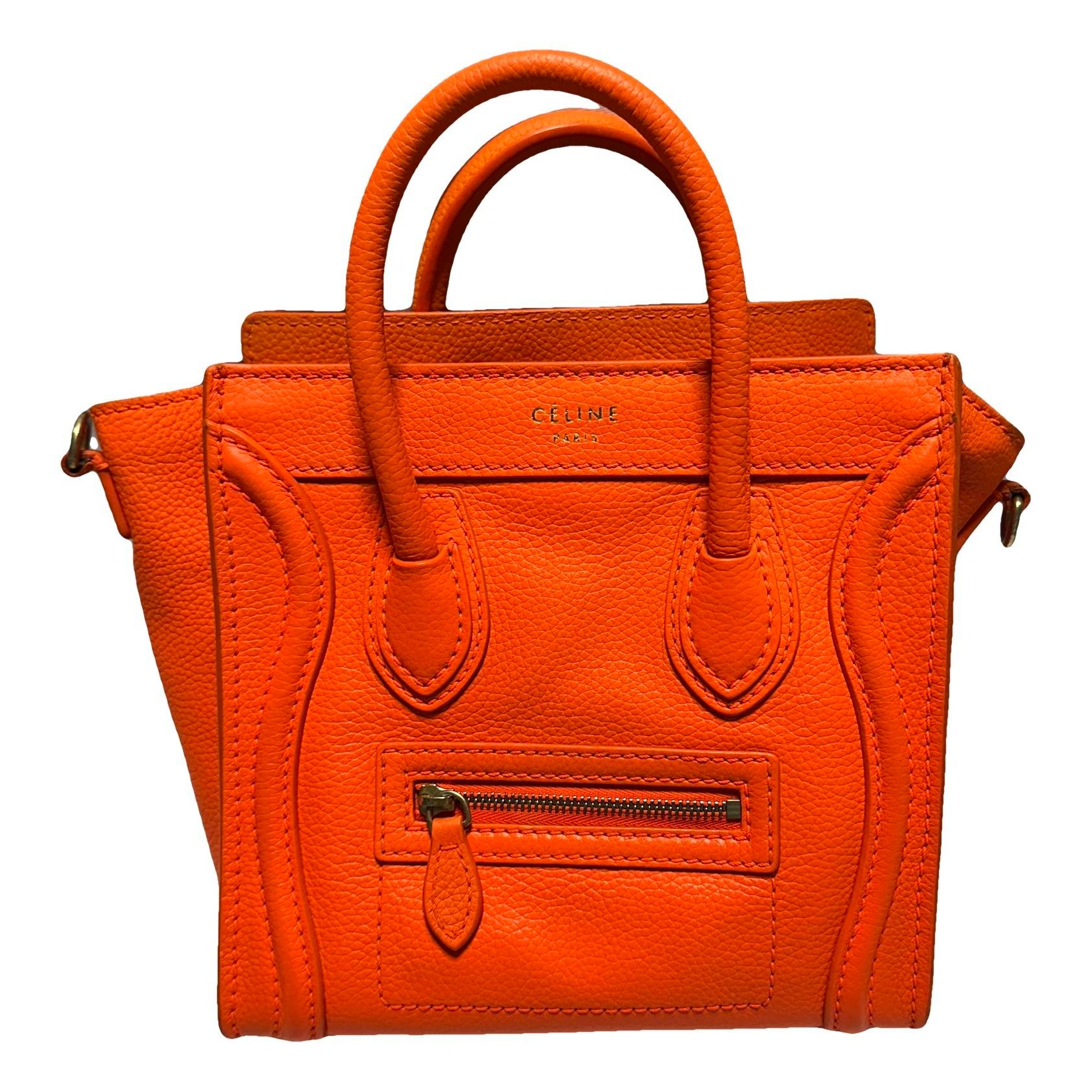 Nano Luggage leather handbag