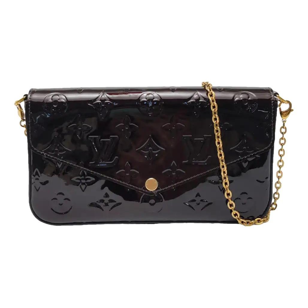 Félicie patent leather crossbody bag