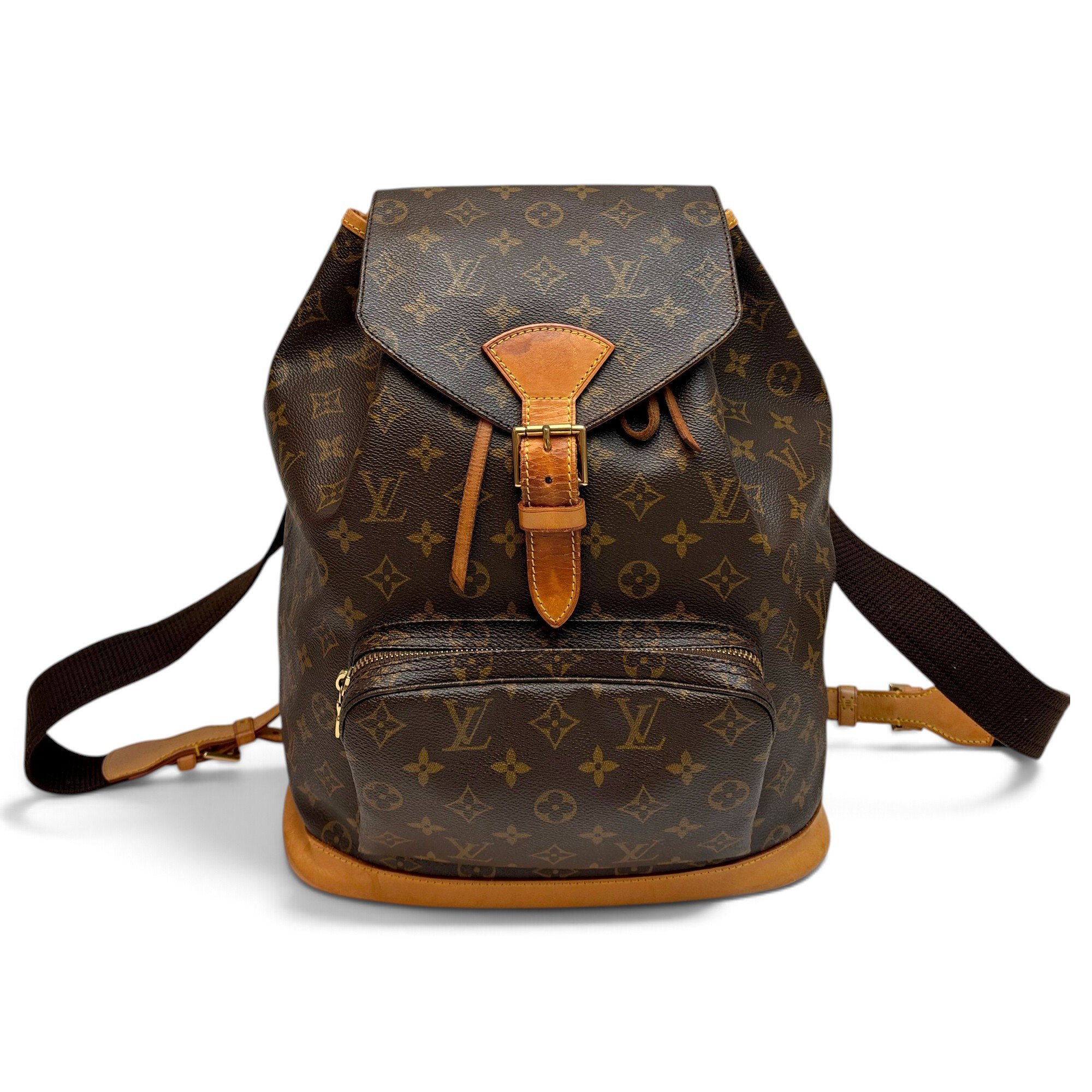 Montsouris leather backpack
