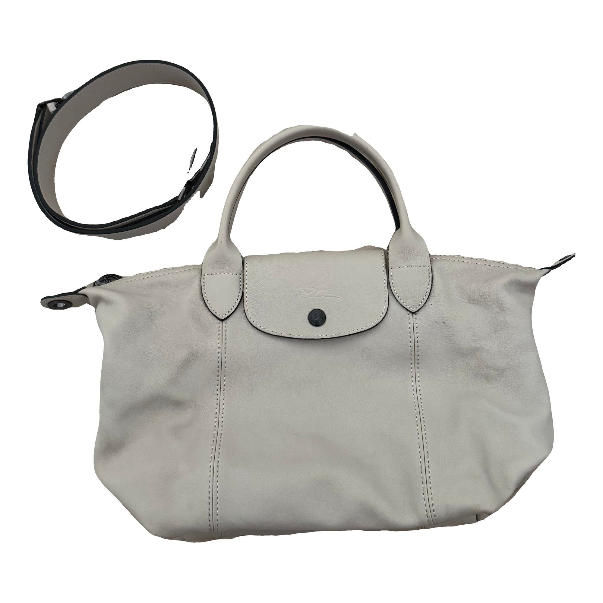Pliage leather handbag
