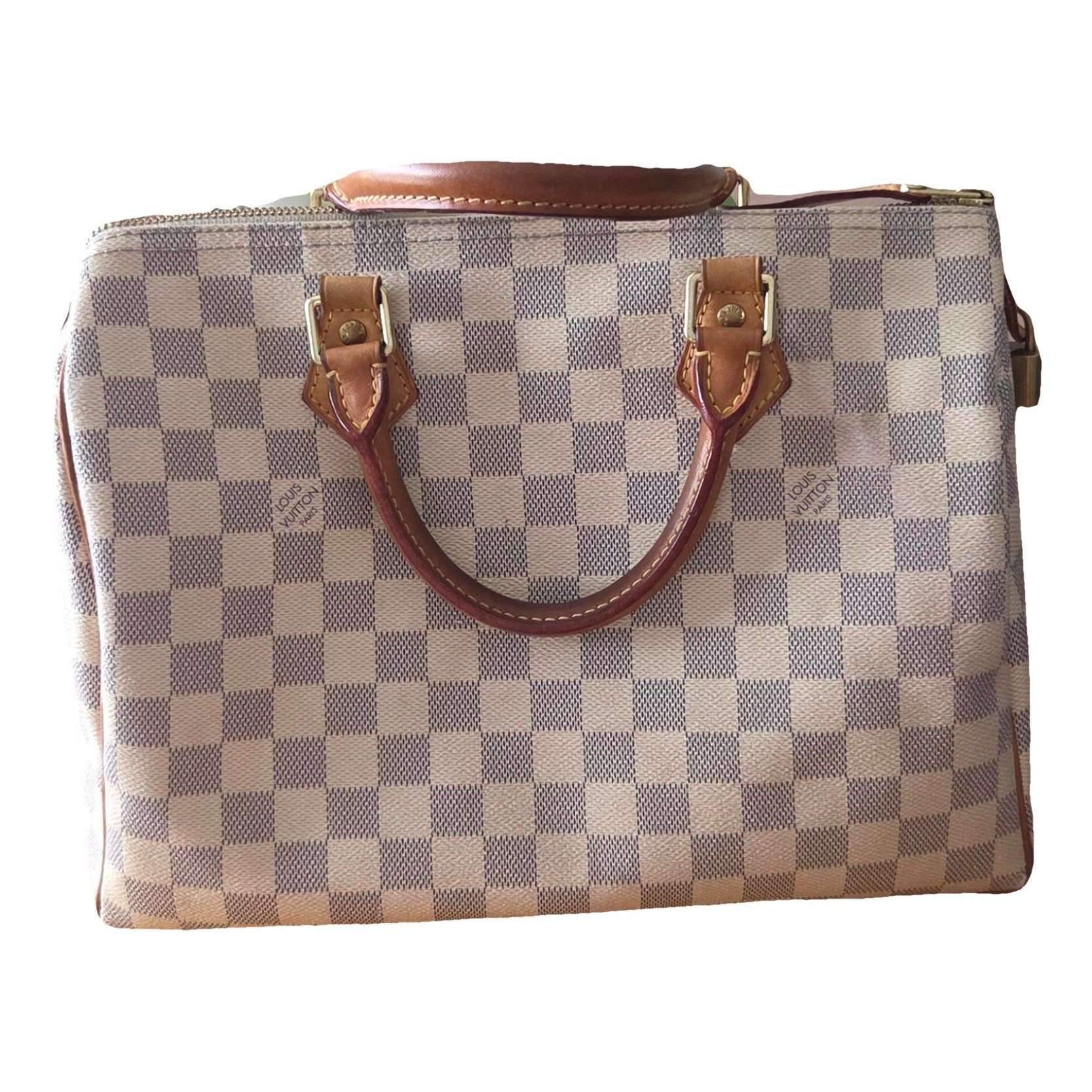 Speedy leather handbag