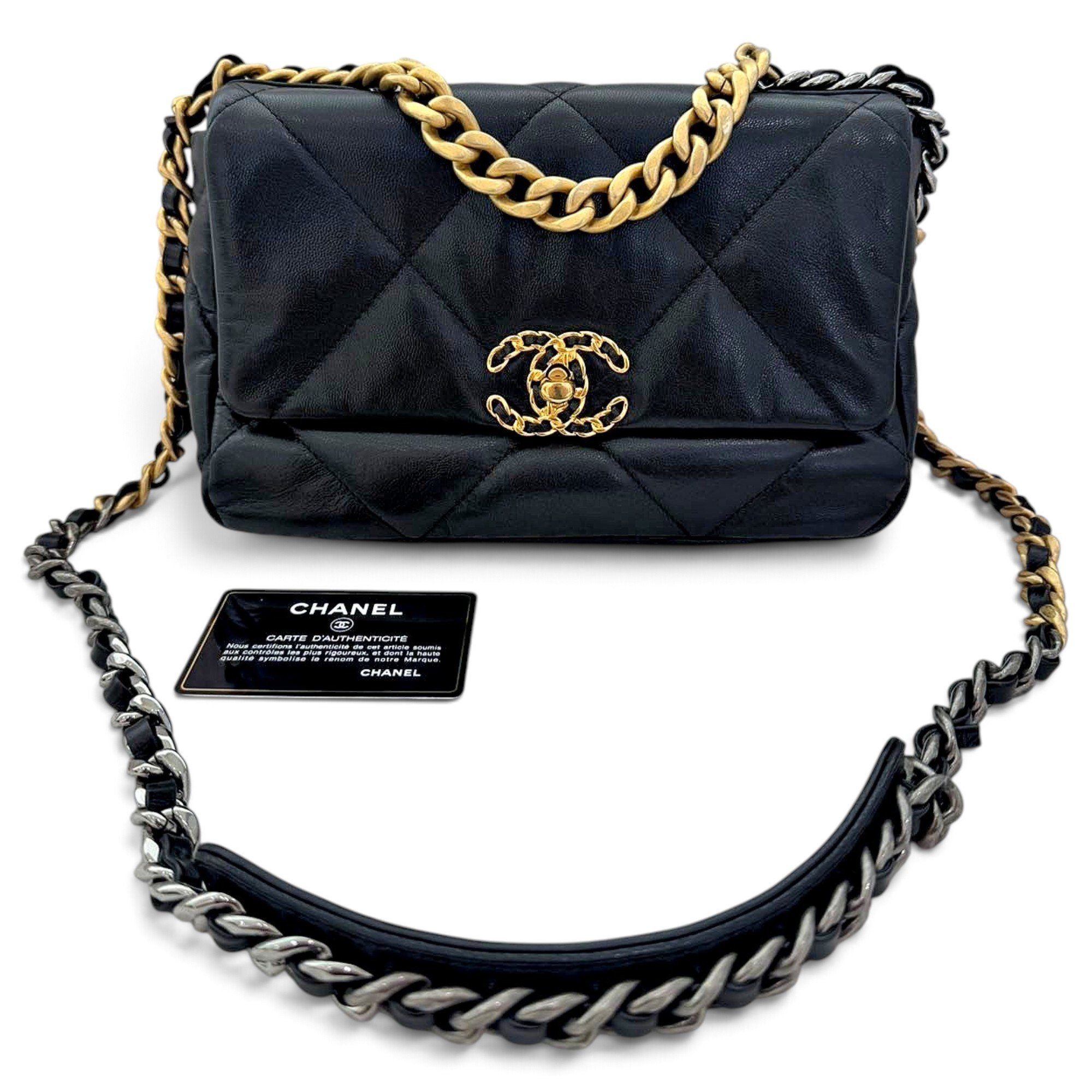 Chanel 19 leather crossbody bag