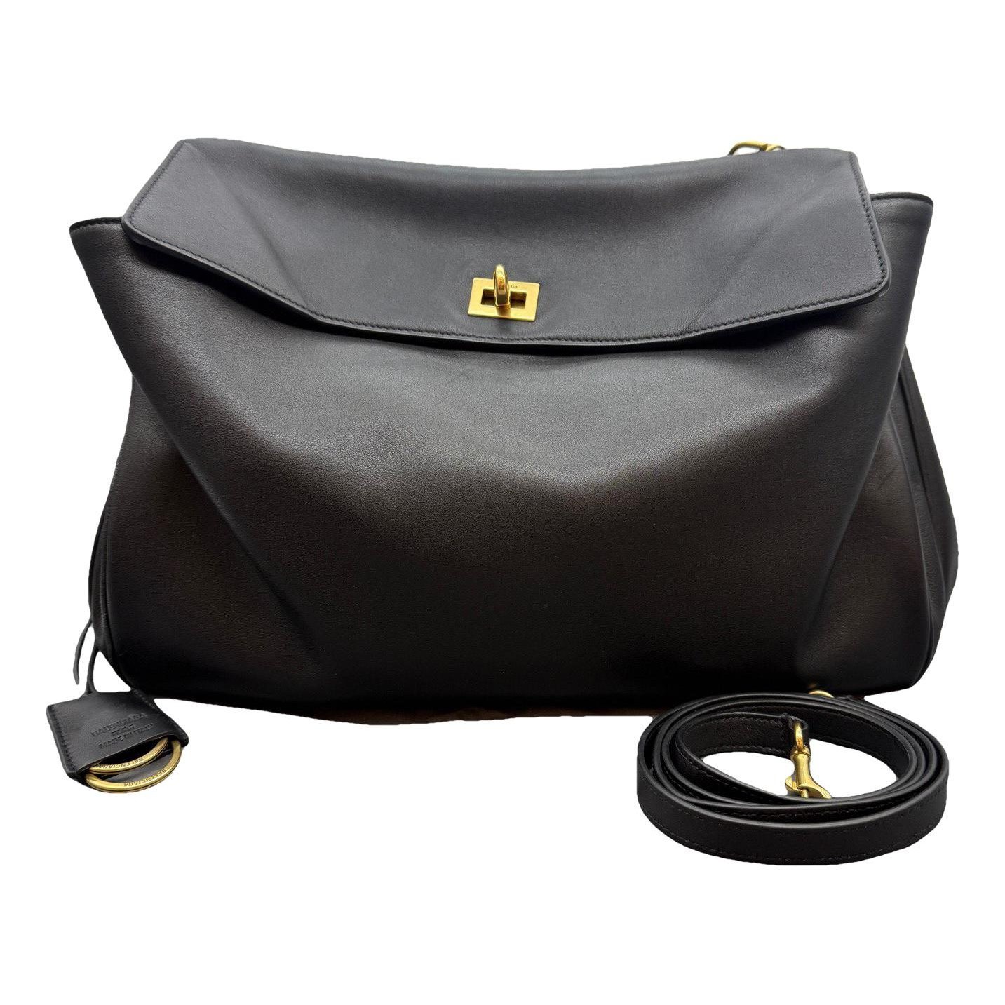 Balenciaga Rodeo leather handbag