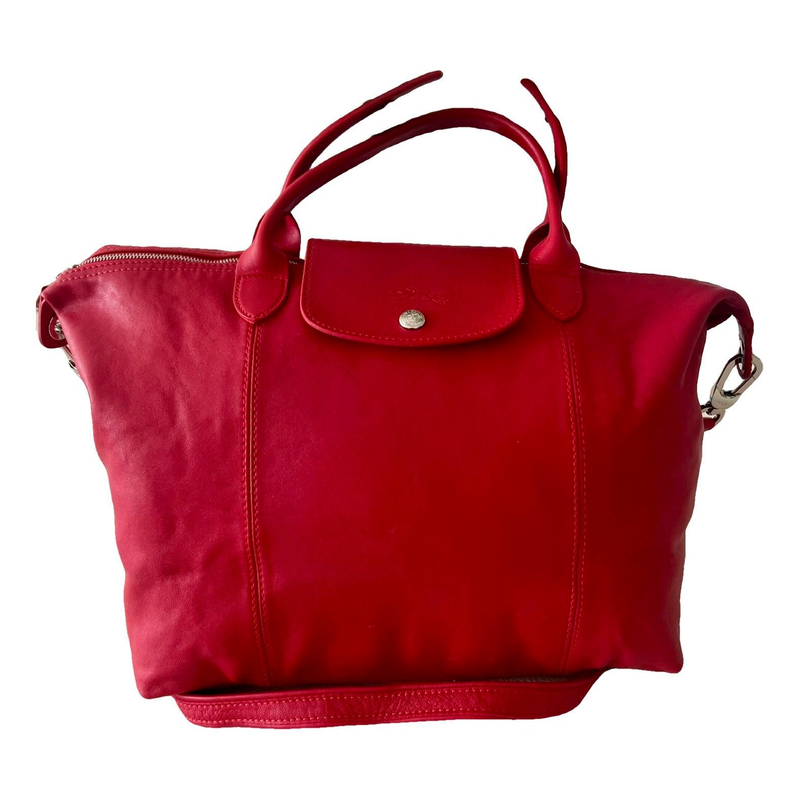 Pliage leather crossbody bag