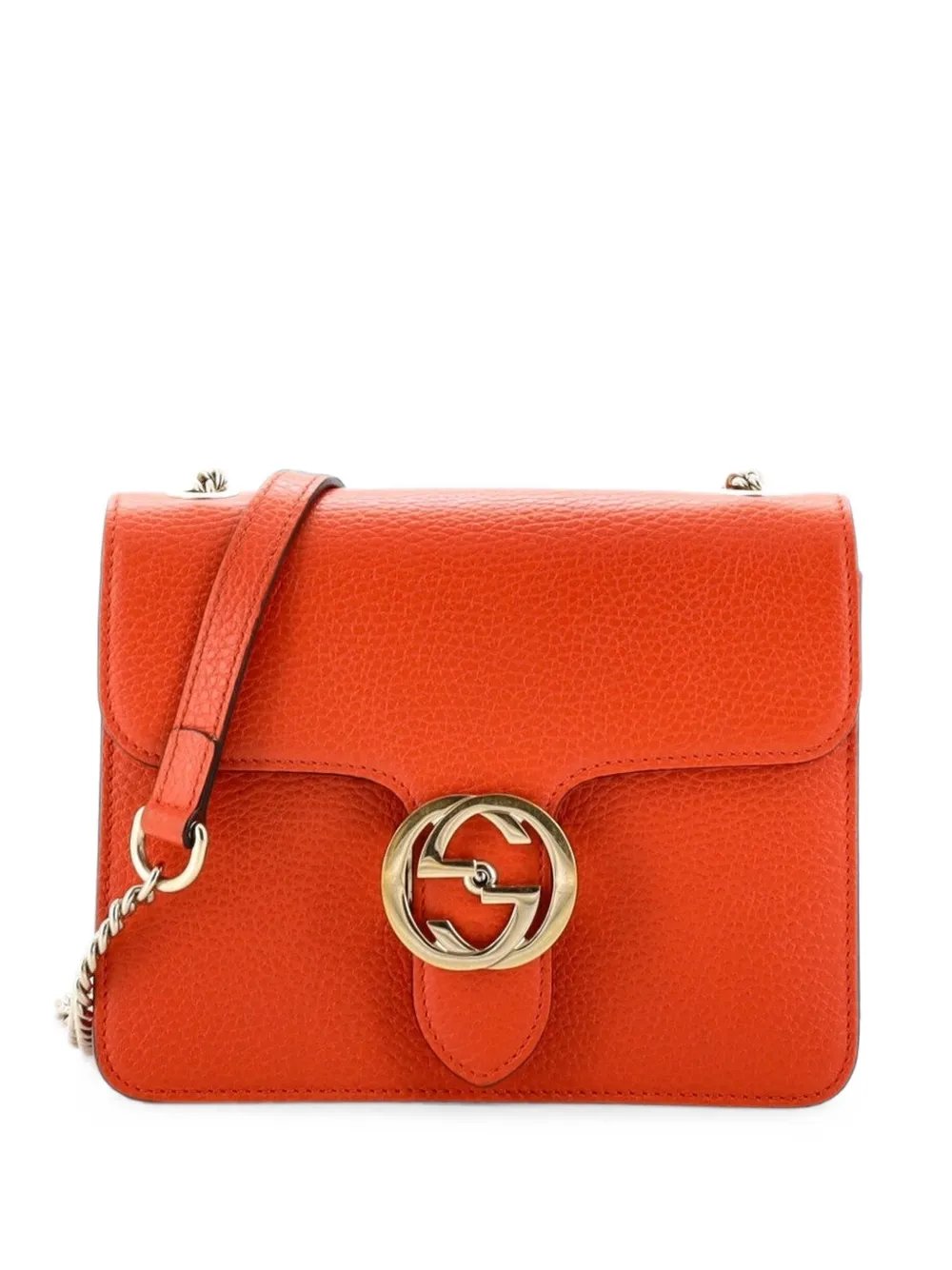 Interlocking Leather Small shoulder bag