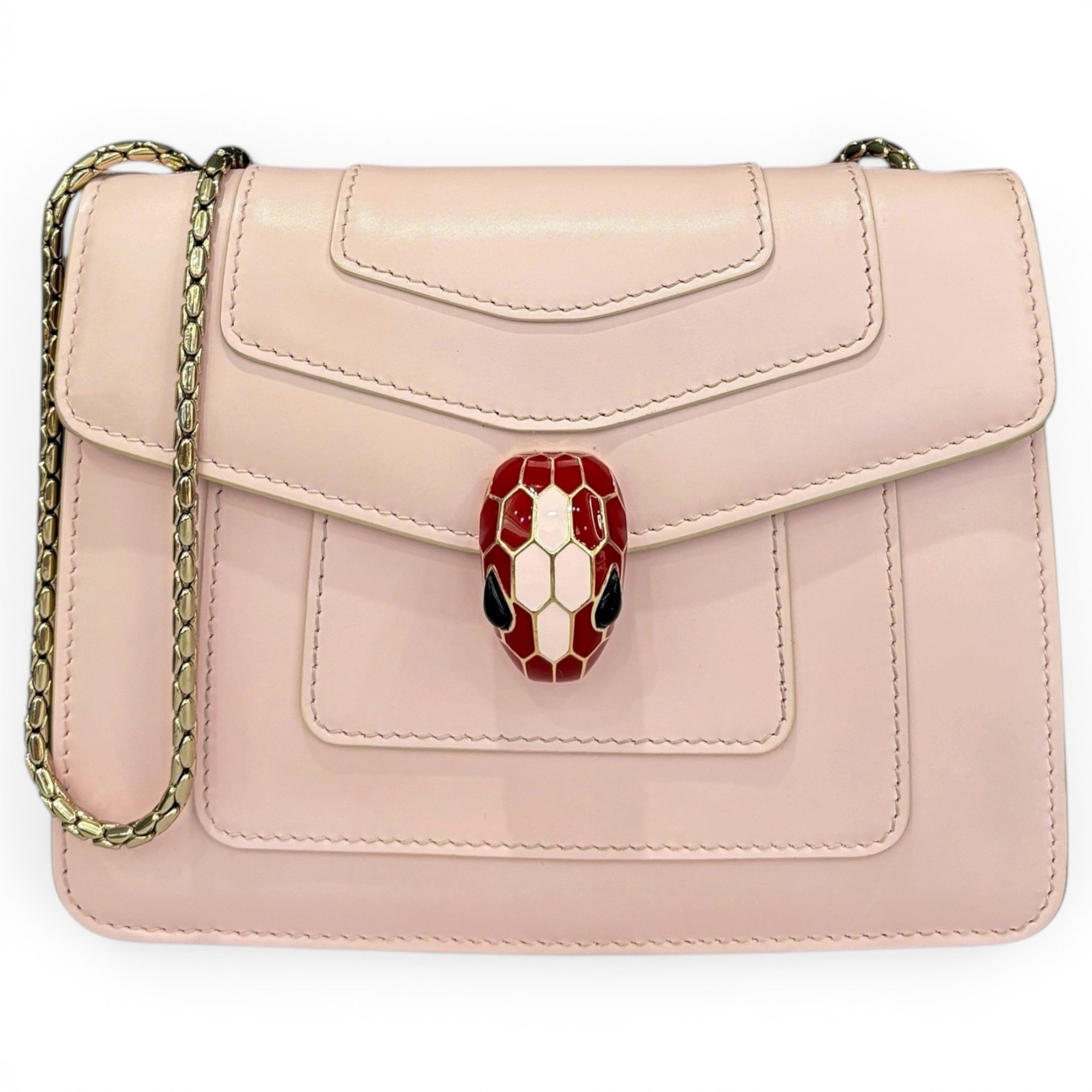 Serpenti pony-style calfskin handbag
