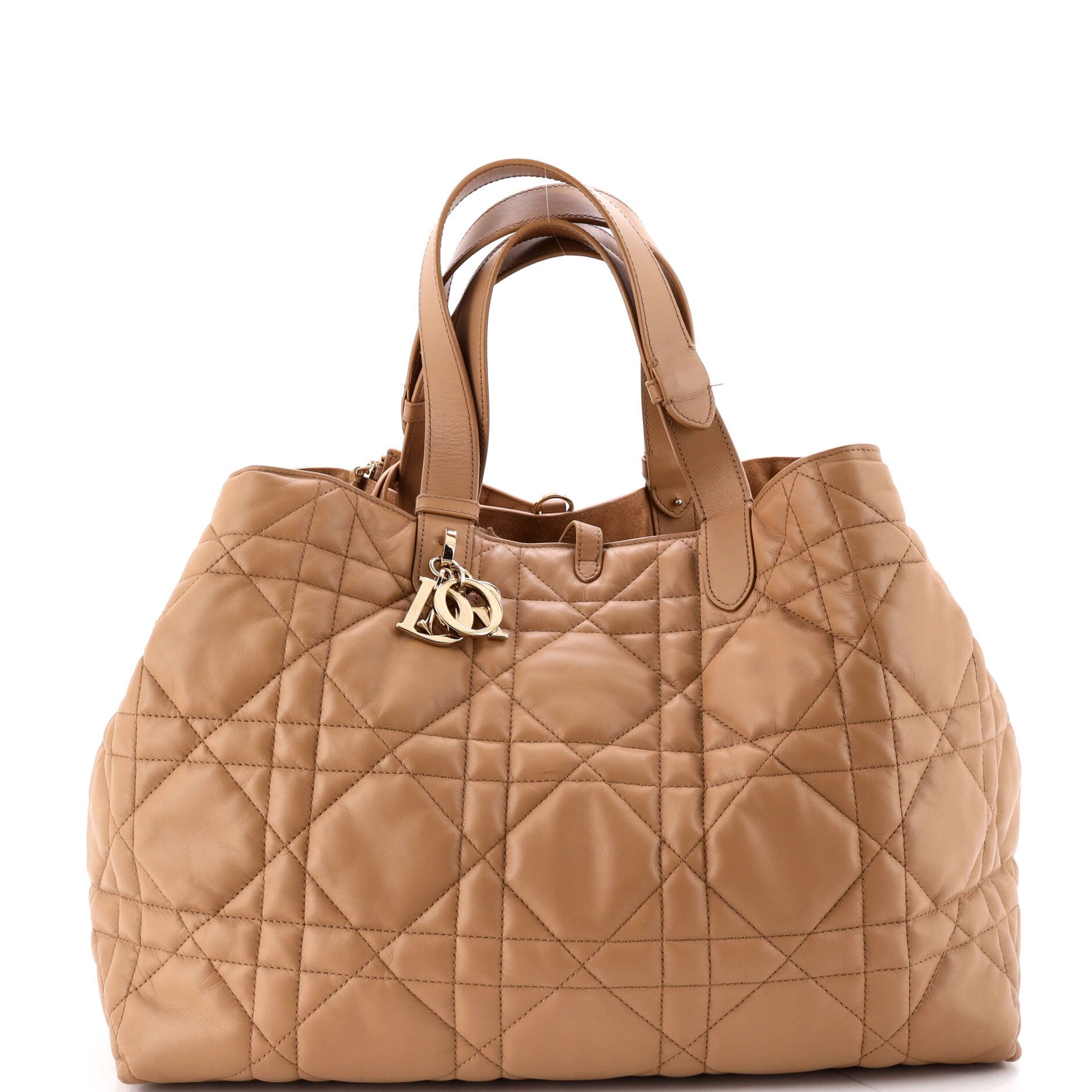 Toujours Tote Bag Macrocannage Quilt Calfskin Large