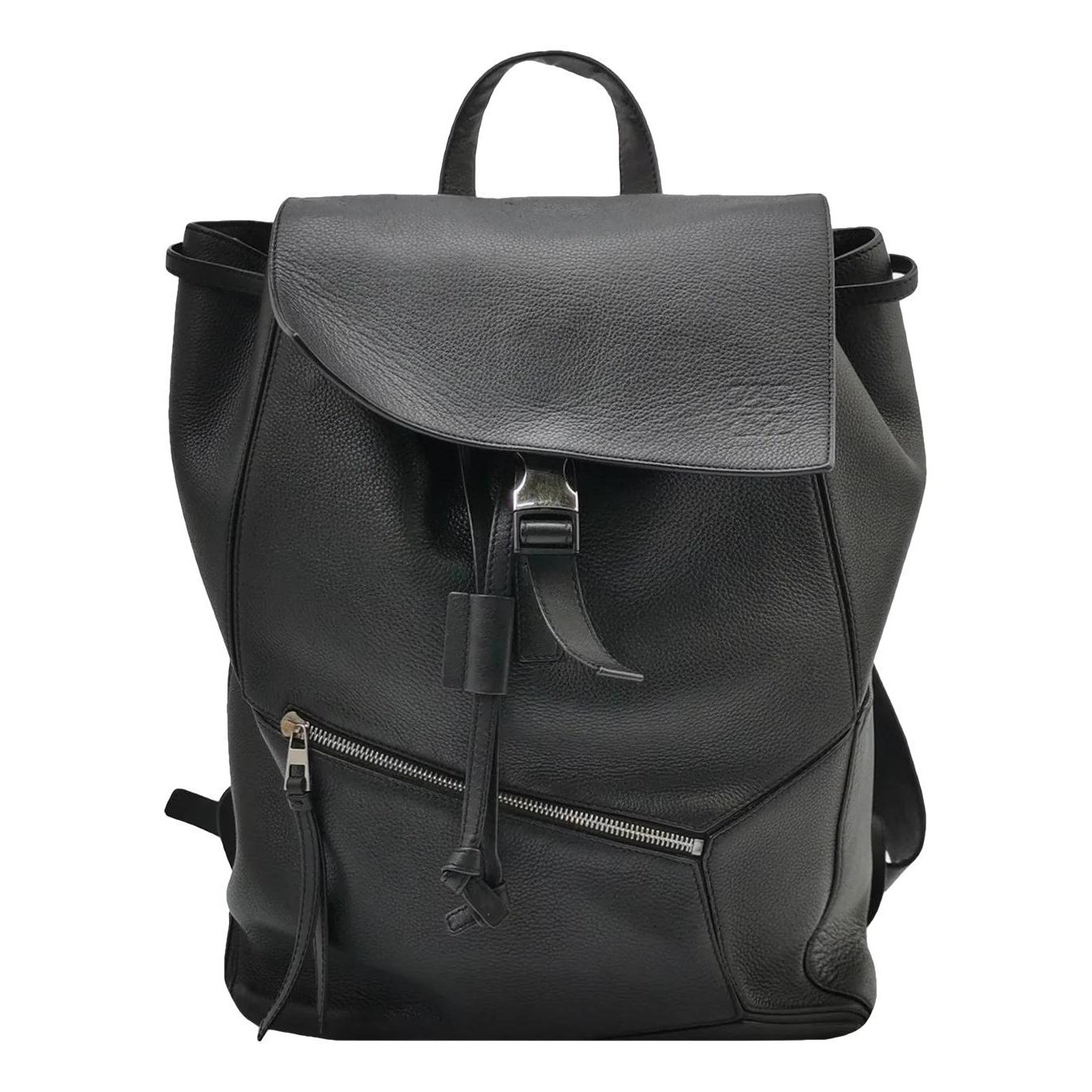 Leather backpack
